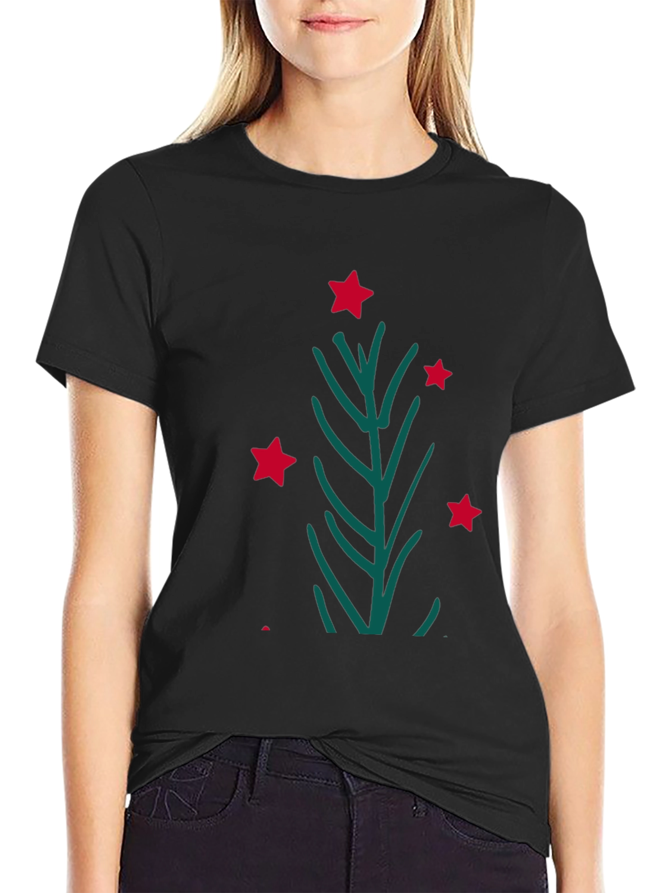 Festive Holiday Tree Graphic Tee