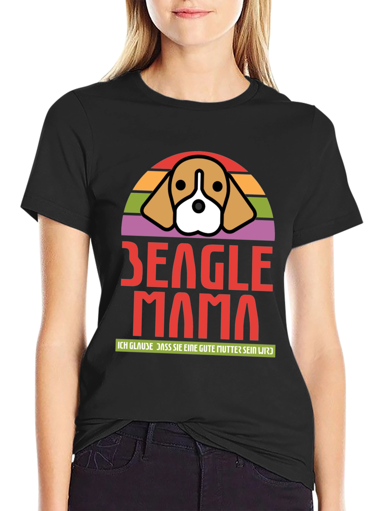 Beagle Mama T-Shirt - Dog Mom Tee