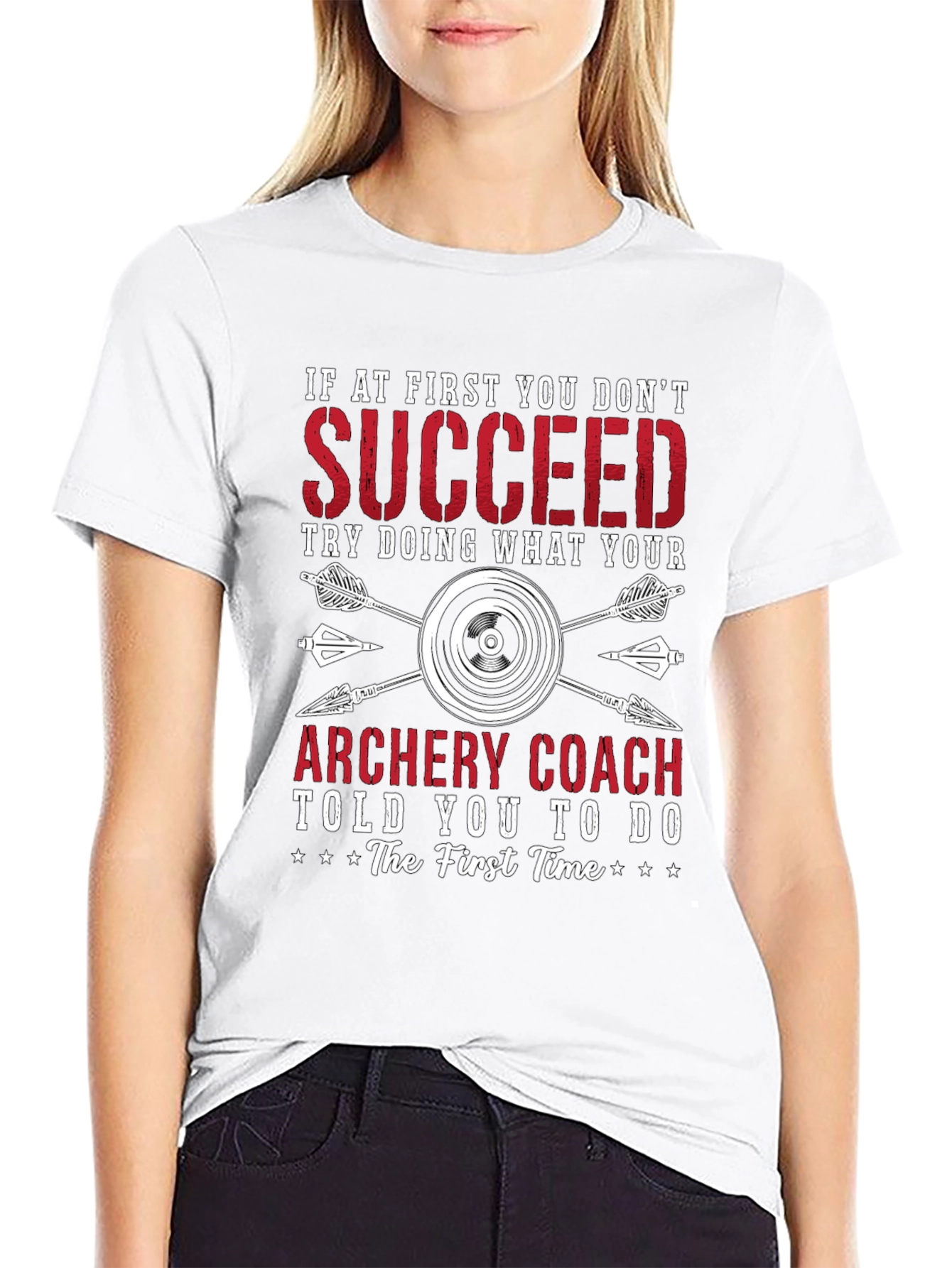 Archery Coach T-Shirt - First Time Advice