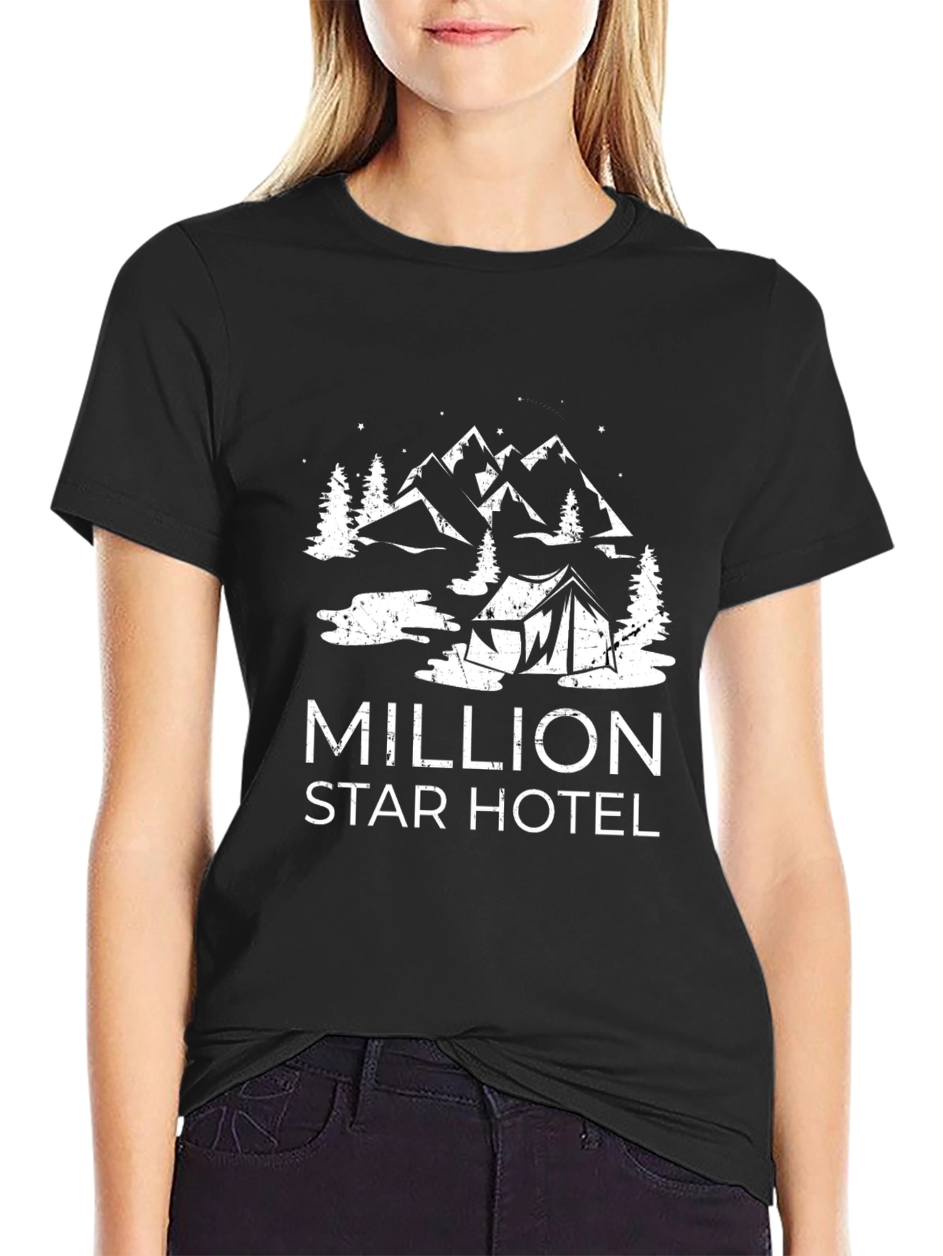 Million Star Hotel Camping T-Shirt