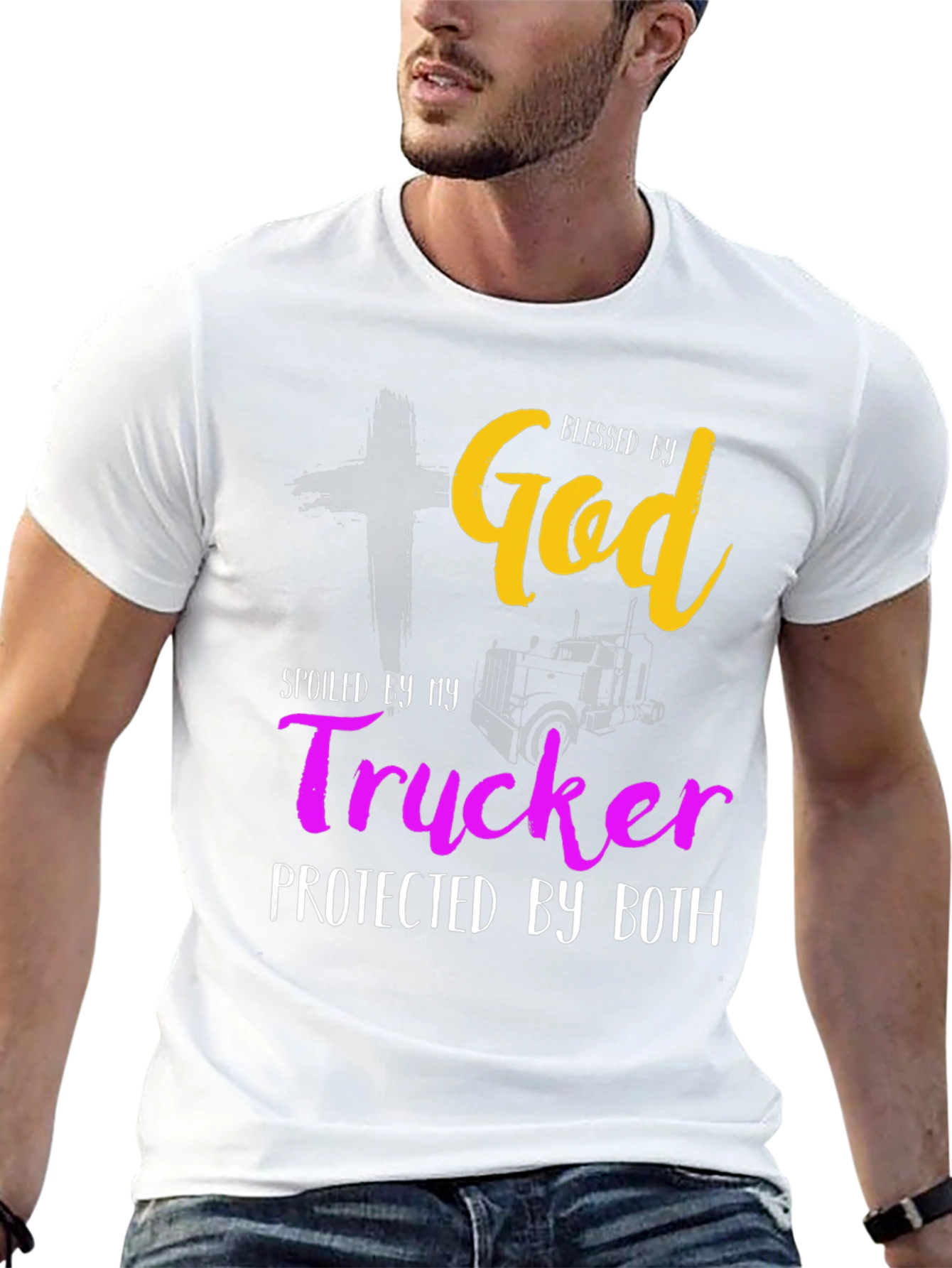 Blessed Trucker Graphic Tee