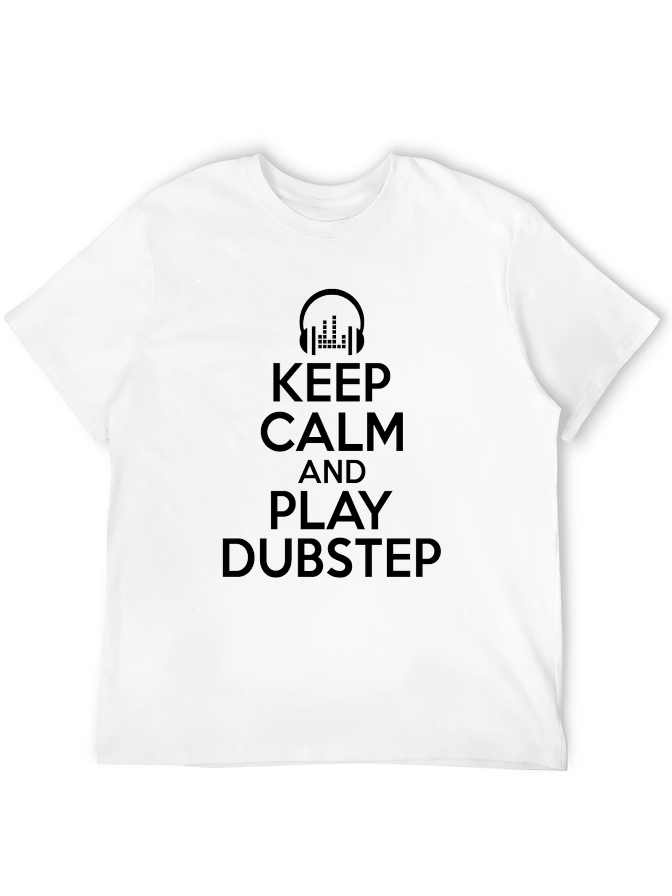 Keep Calm & Play Dubstep Black T-Shirt