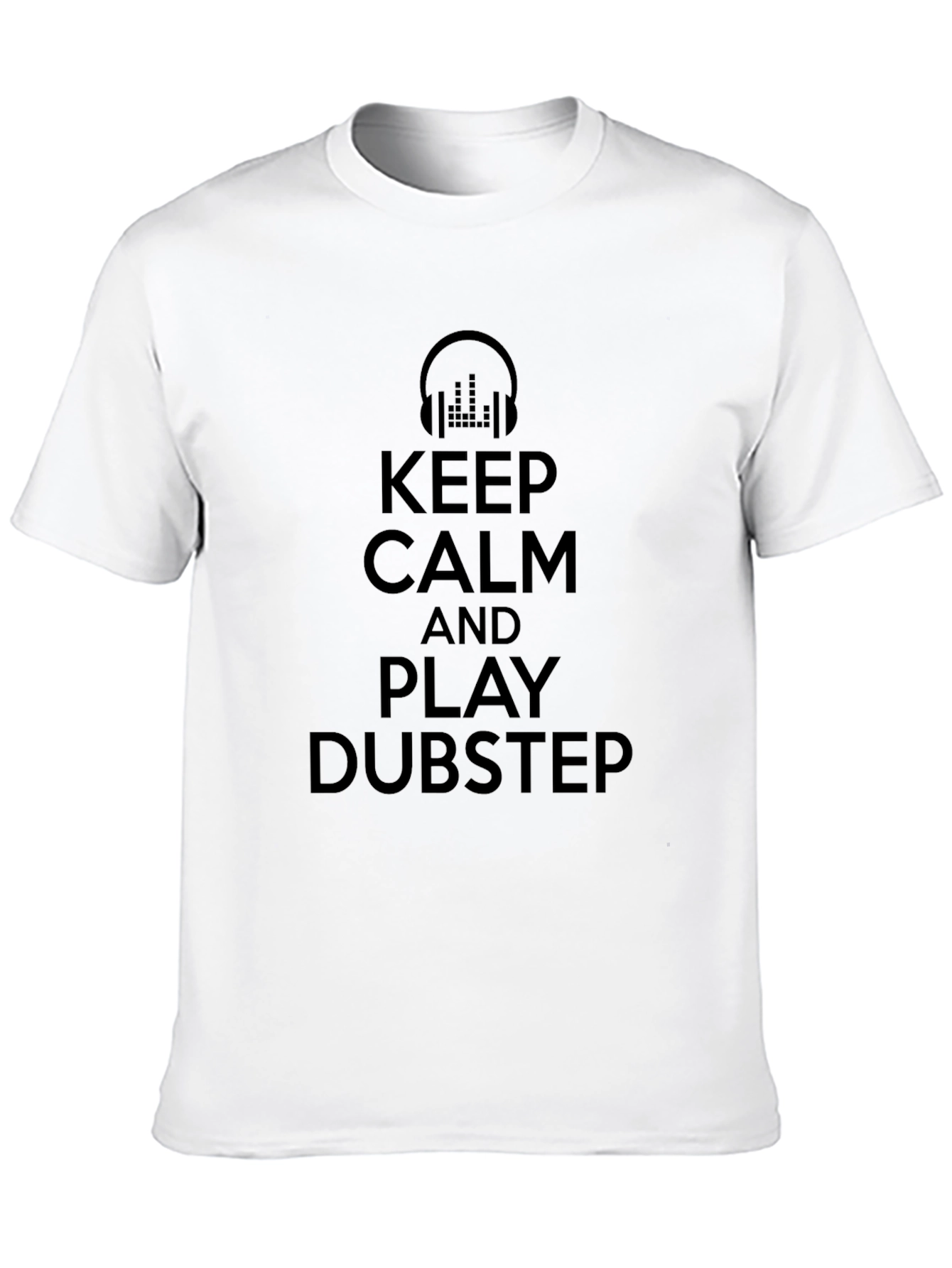 Keep Calm & Play Dubstep Black T-Shirt