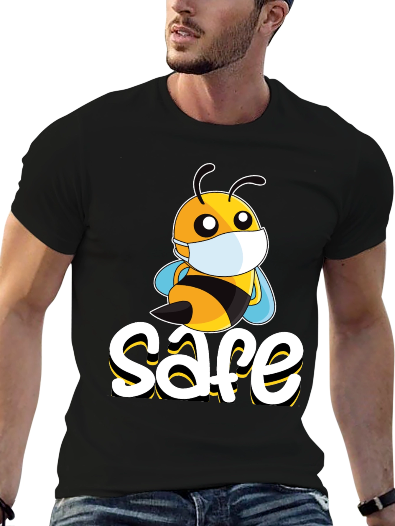 Bee Safe Graphic T-Shirt