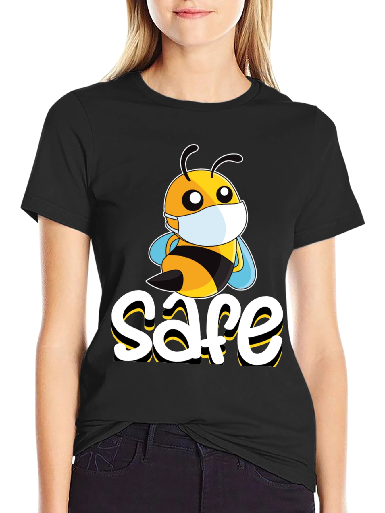 Bee Safe Graphic T-Shirt