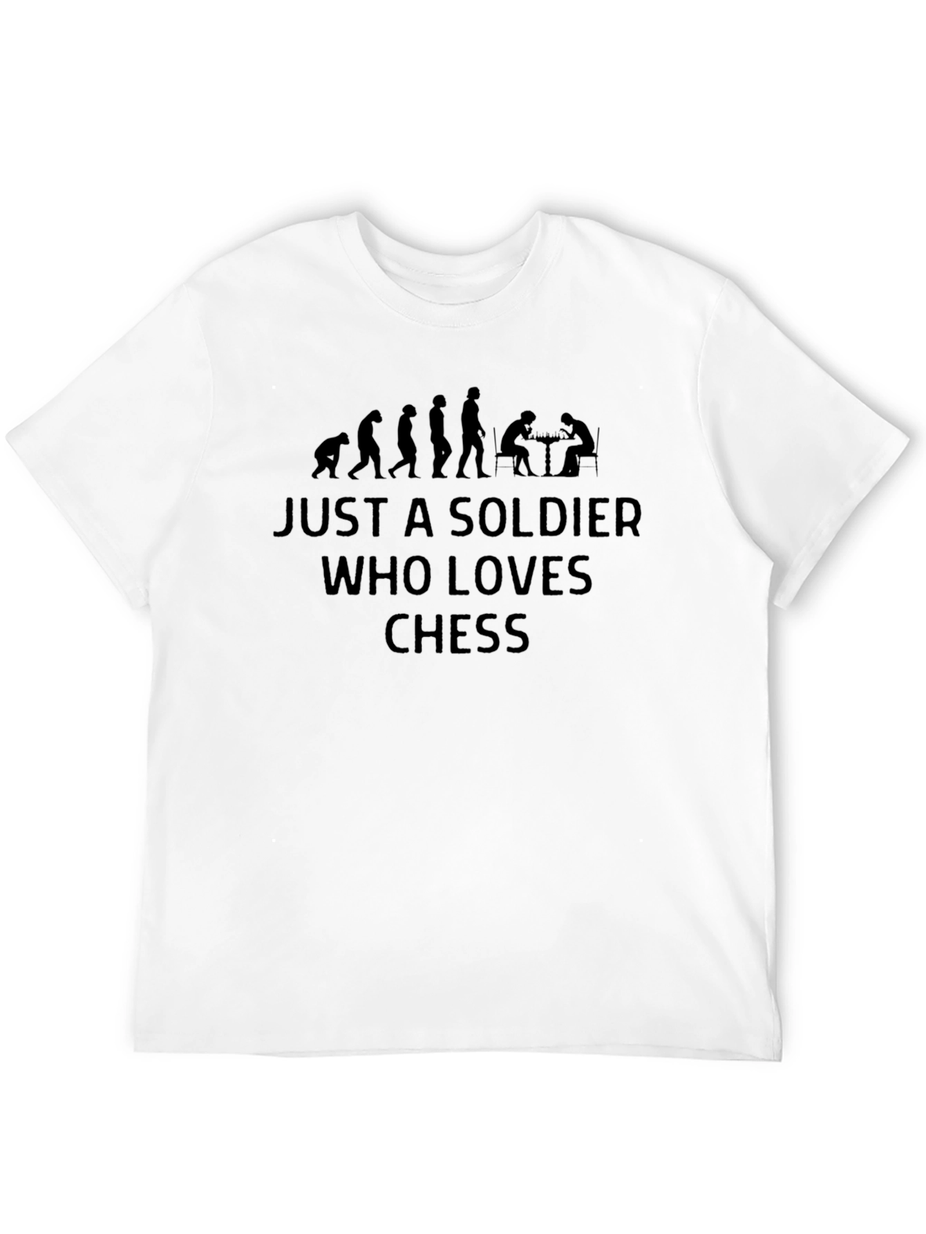Chess Lover T-Shirt - Soldier Evolution Graphic