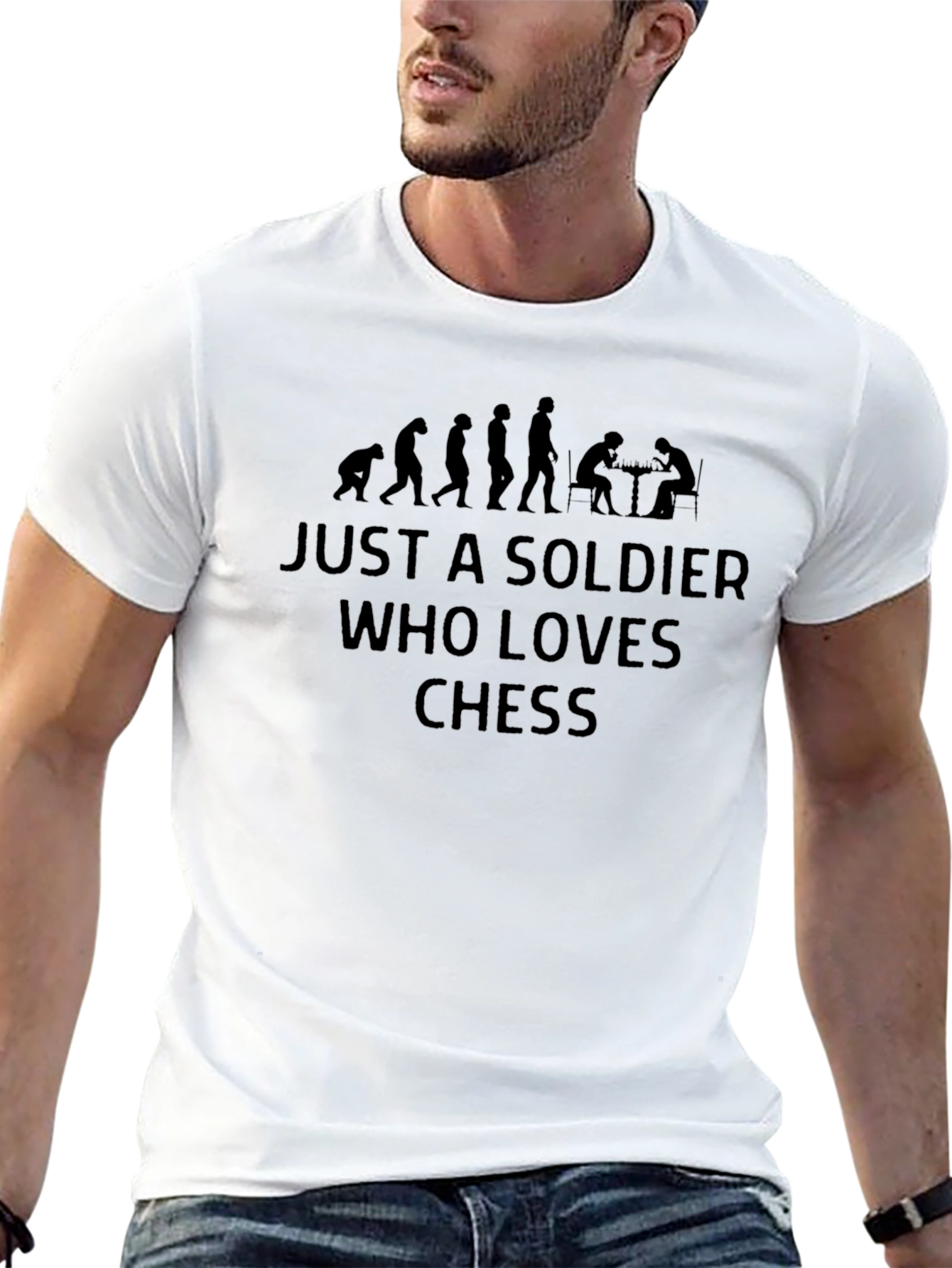 Chess Lover T-Shirt - Soldier Evolution Graphic