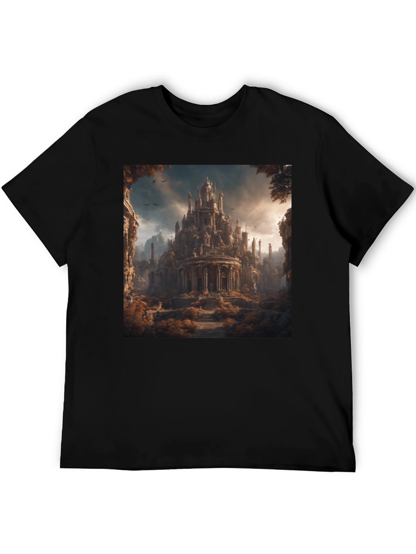 Architectural Castle Art T-Shirt
