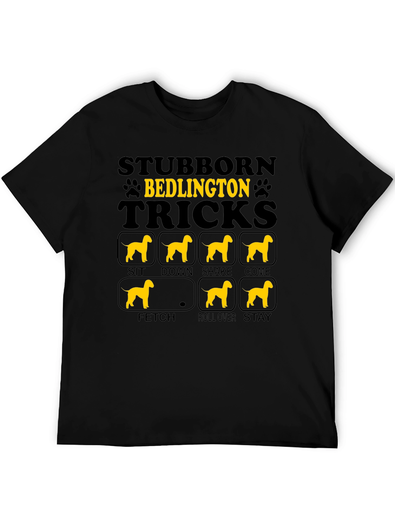 Stubborn Bedlington Tricks T-Shirt