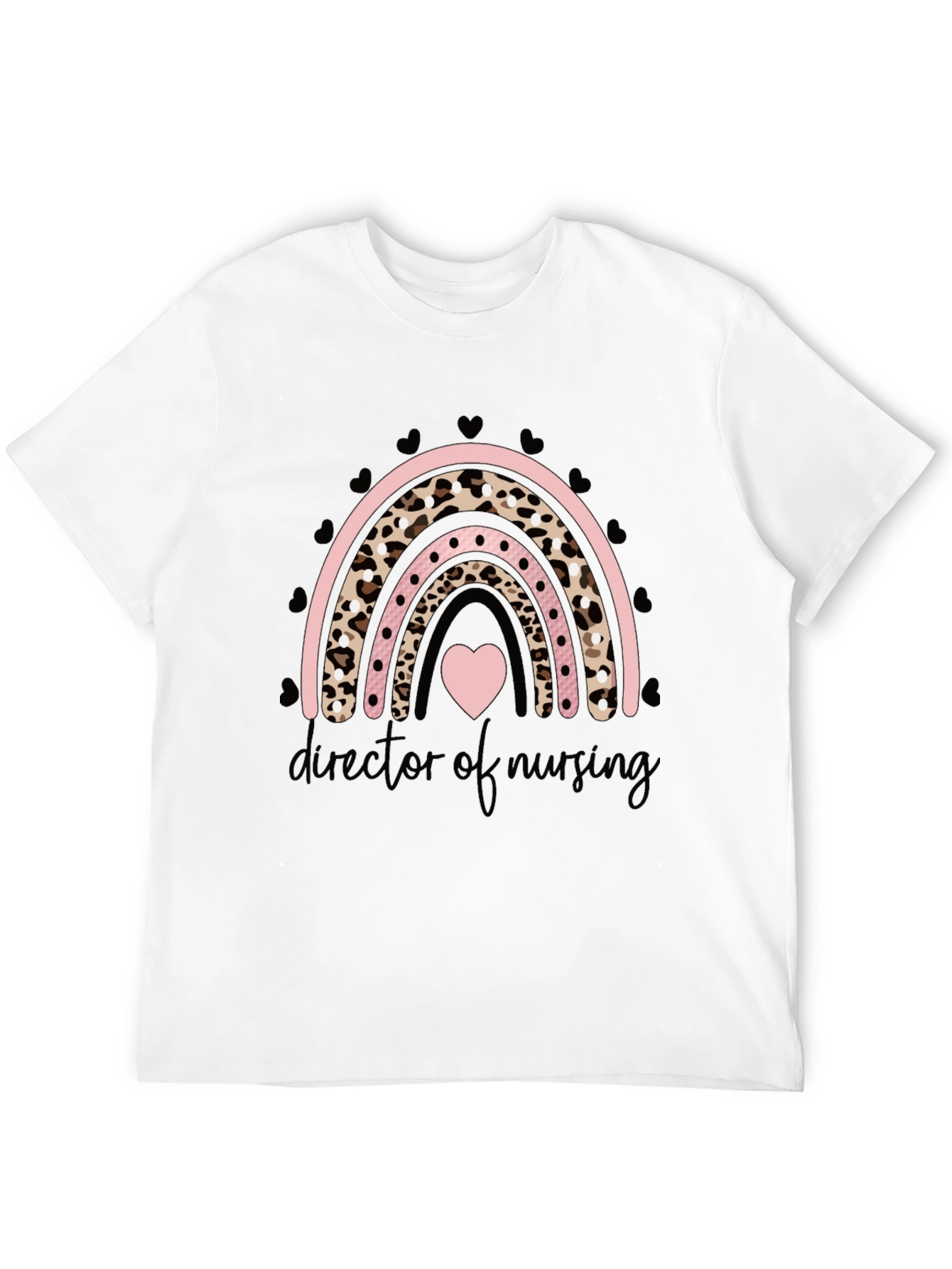 Director of Nursing Rainbow Graphic Tee