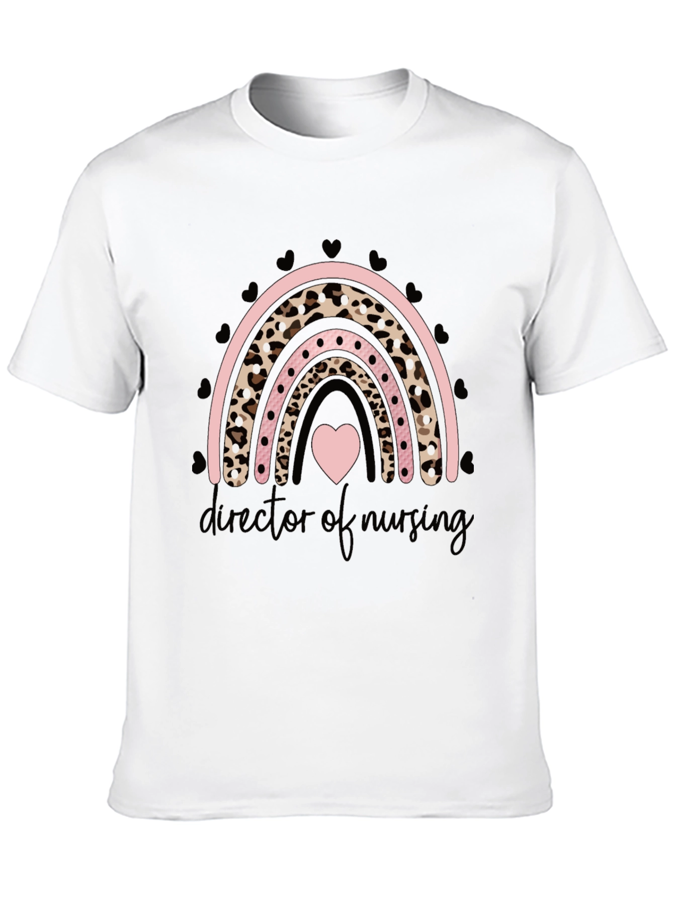 Director of Nursing Rainbow Graphic Tee