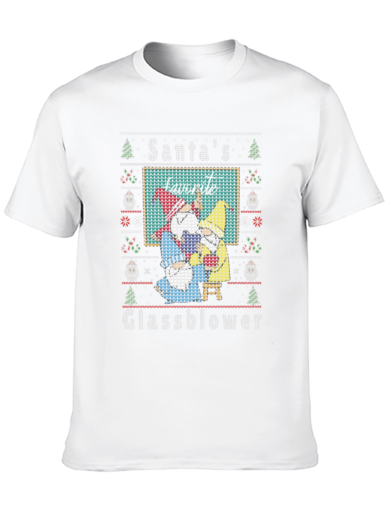 Santas Favorite Glassblower Ugly Christmas Sweater T-Shirt