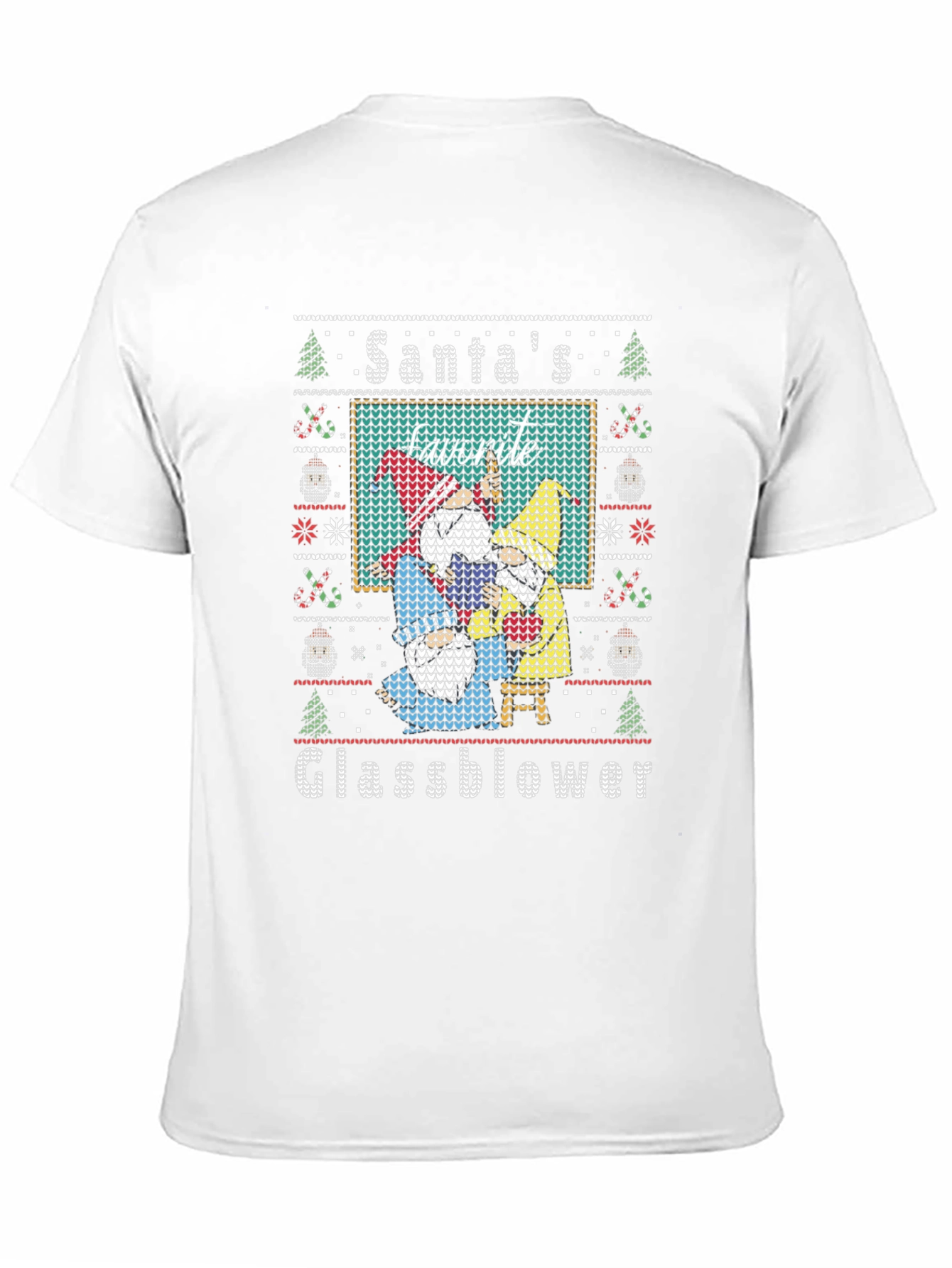 Santas Favorite Glassblower Ugly Christmas Sweater T-Shirt