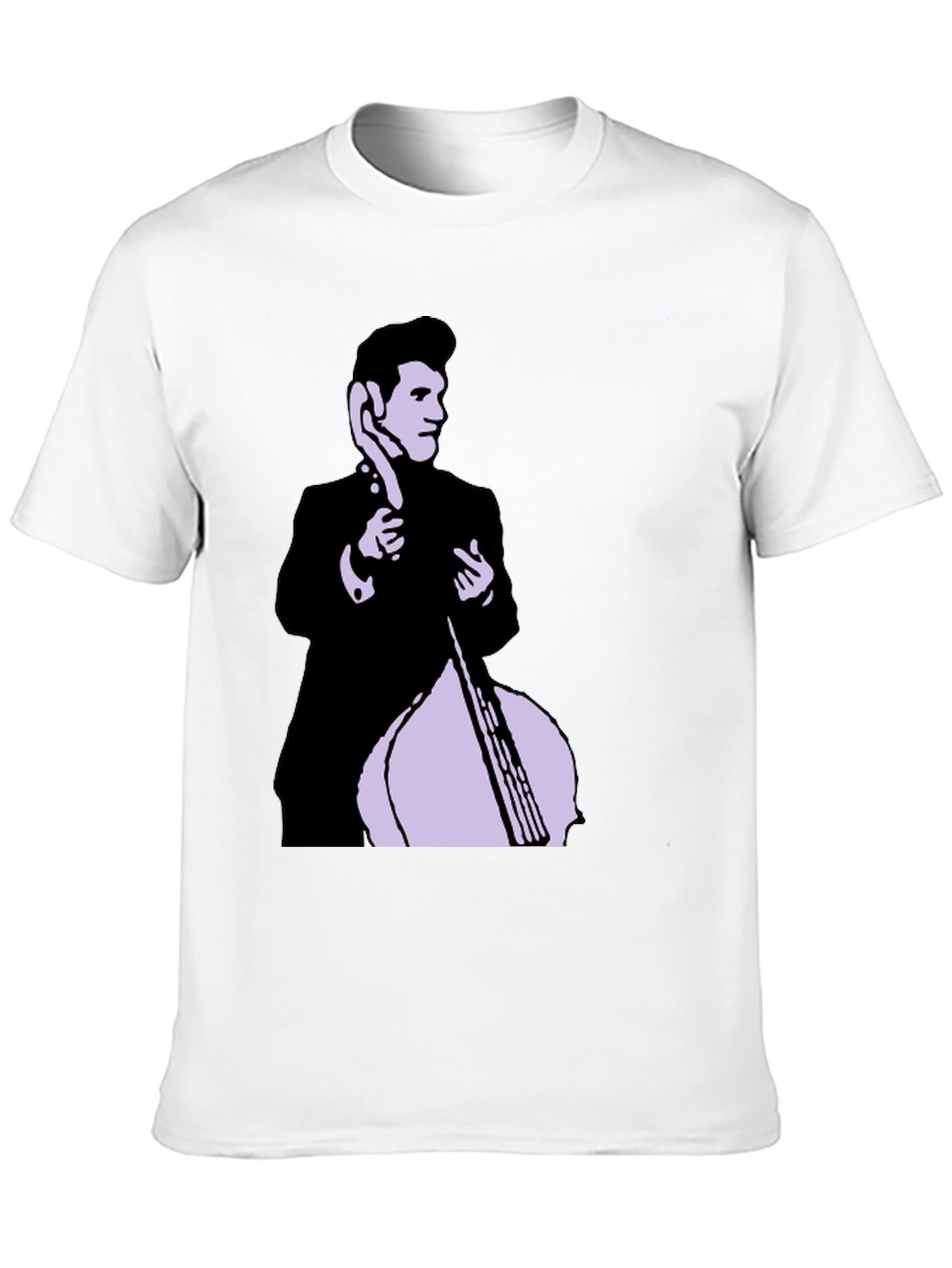 Cool Black T-Shirt with Musician Graphic