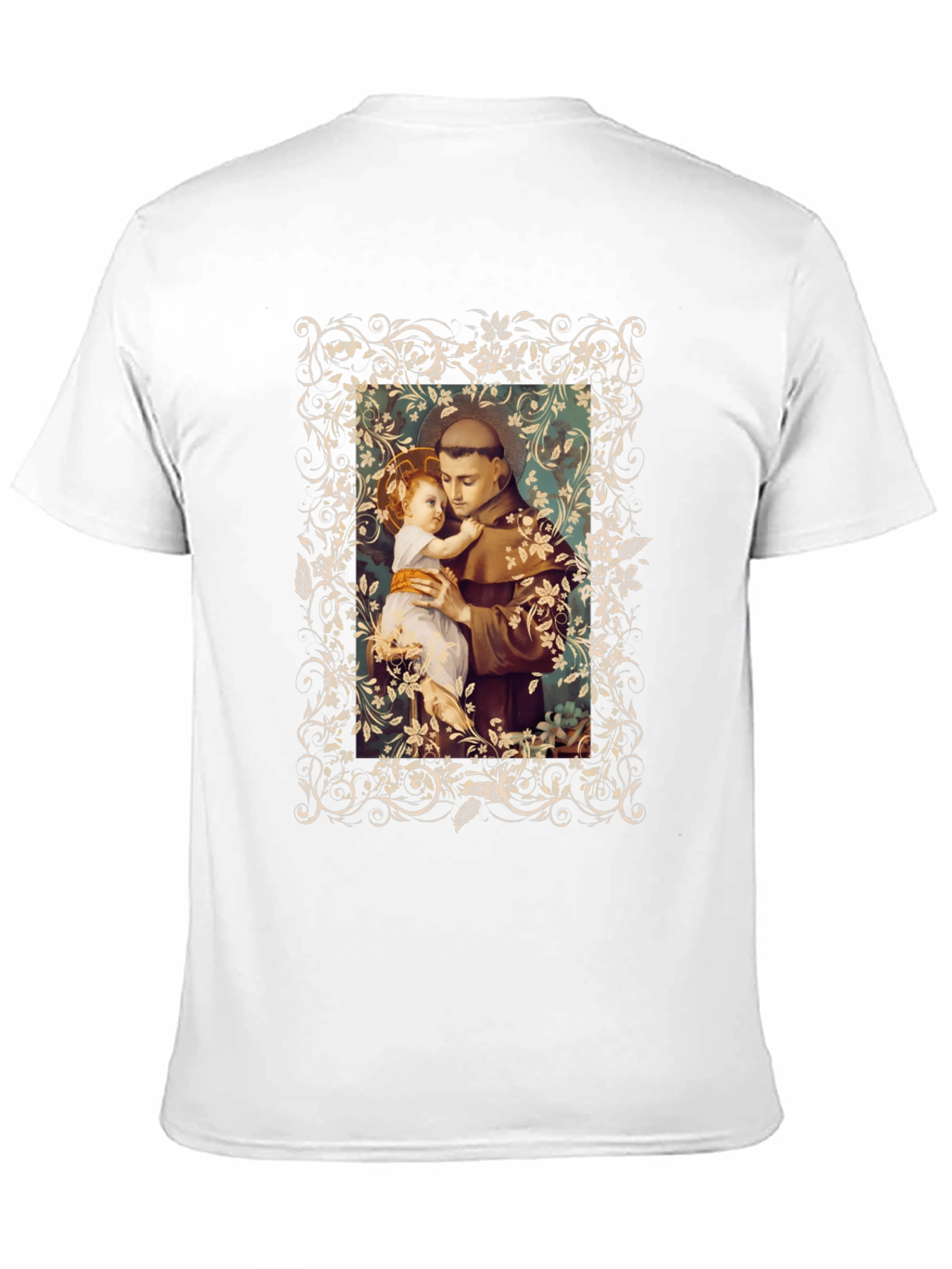 Saint Anthony & Baby Jesus Graphic T-Shirt