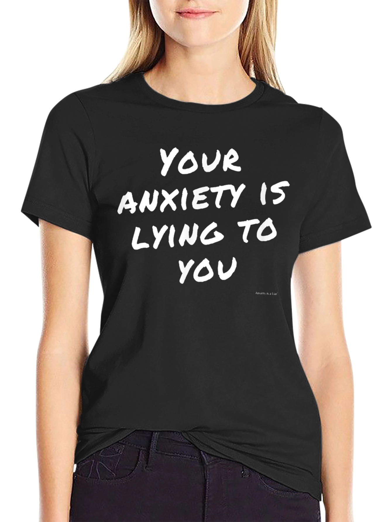 Anxiety Truth Mens Black T-Shirt