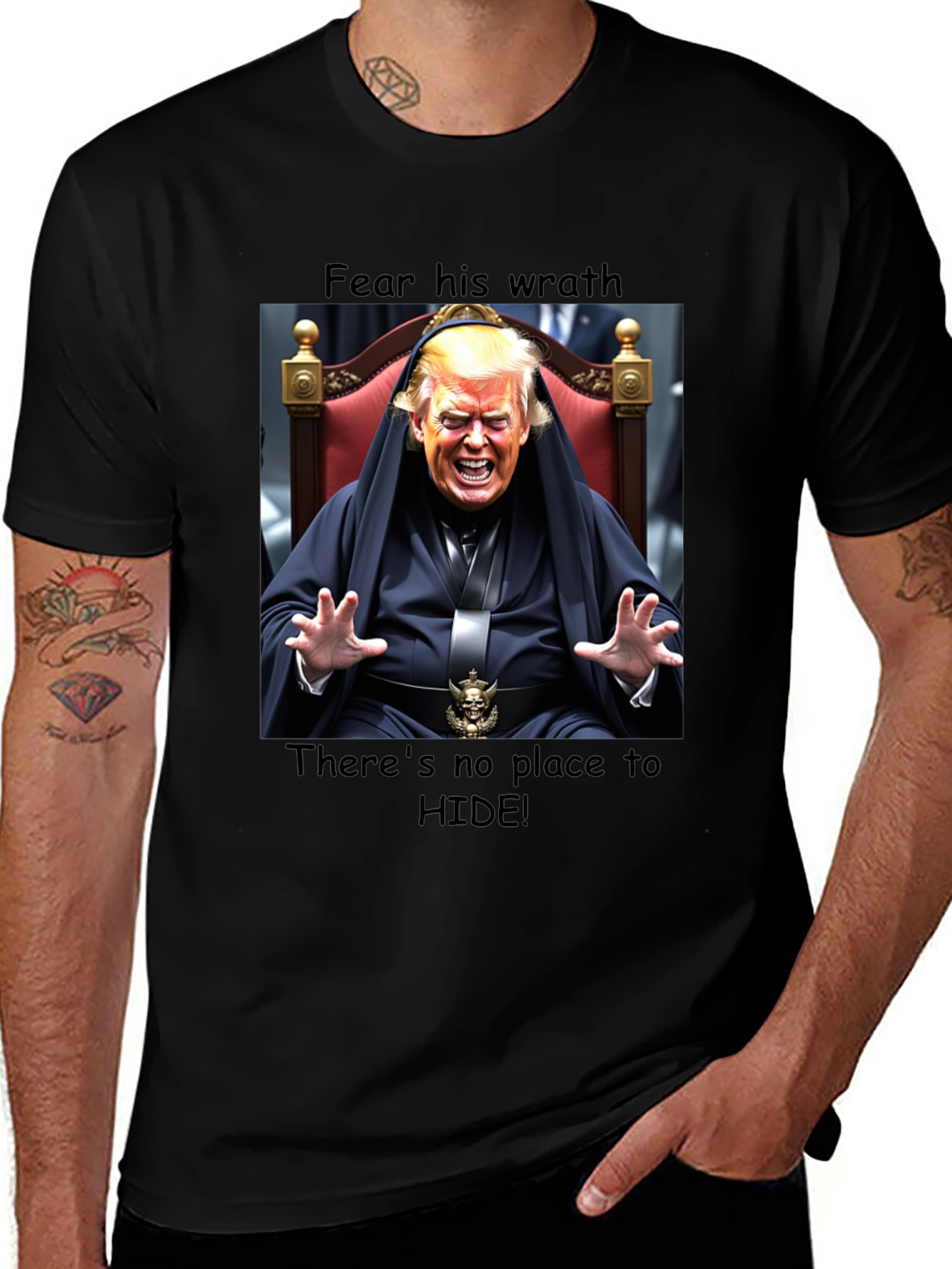 Fear His Wrath Trump T-Shirt