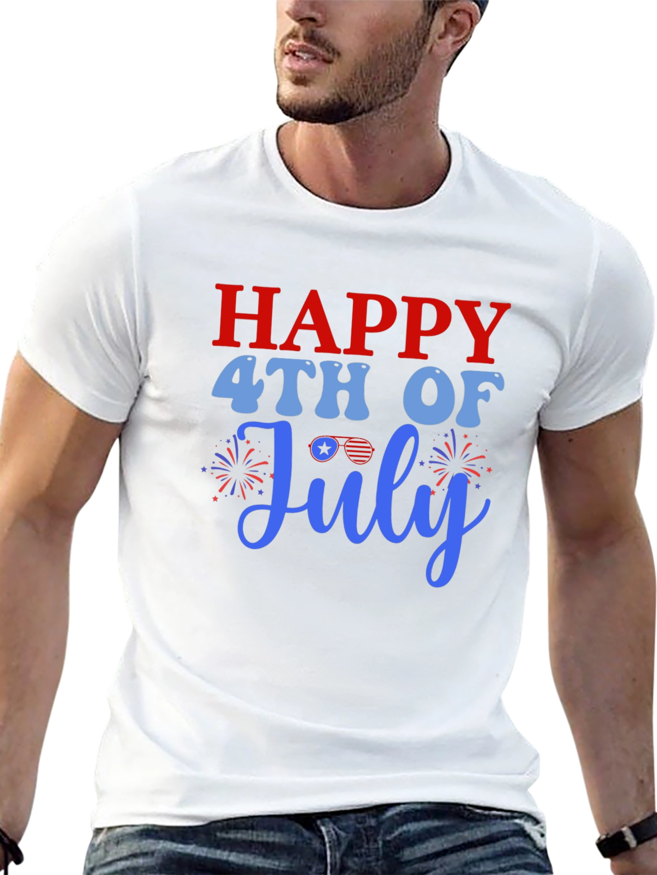 Happy 4th of July Graphic Tee