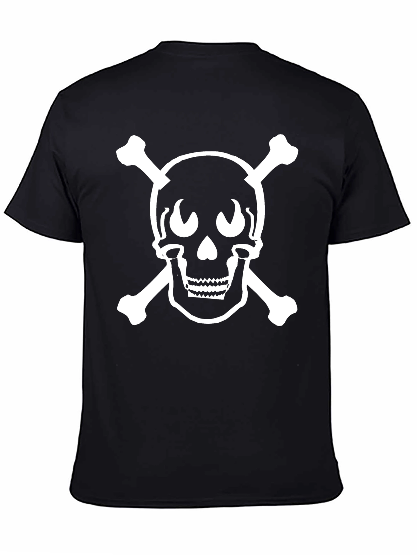 Skull & Crossbones Graphic T-Shirt - Classic Pirate Style