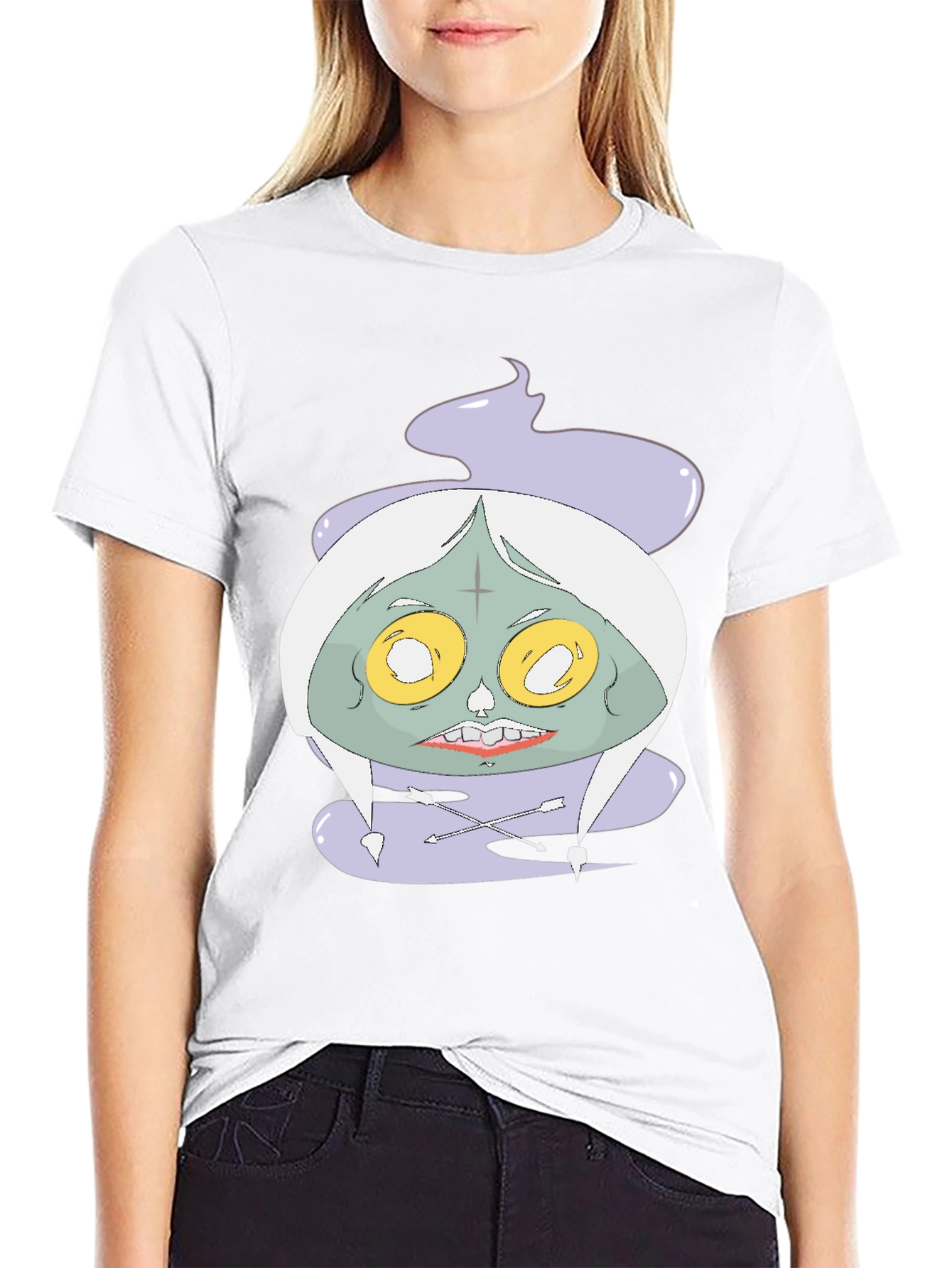 Spooky Graphic Tee - Unique Cartoon Zombie Design