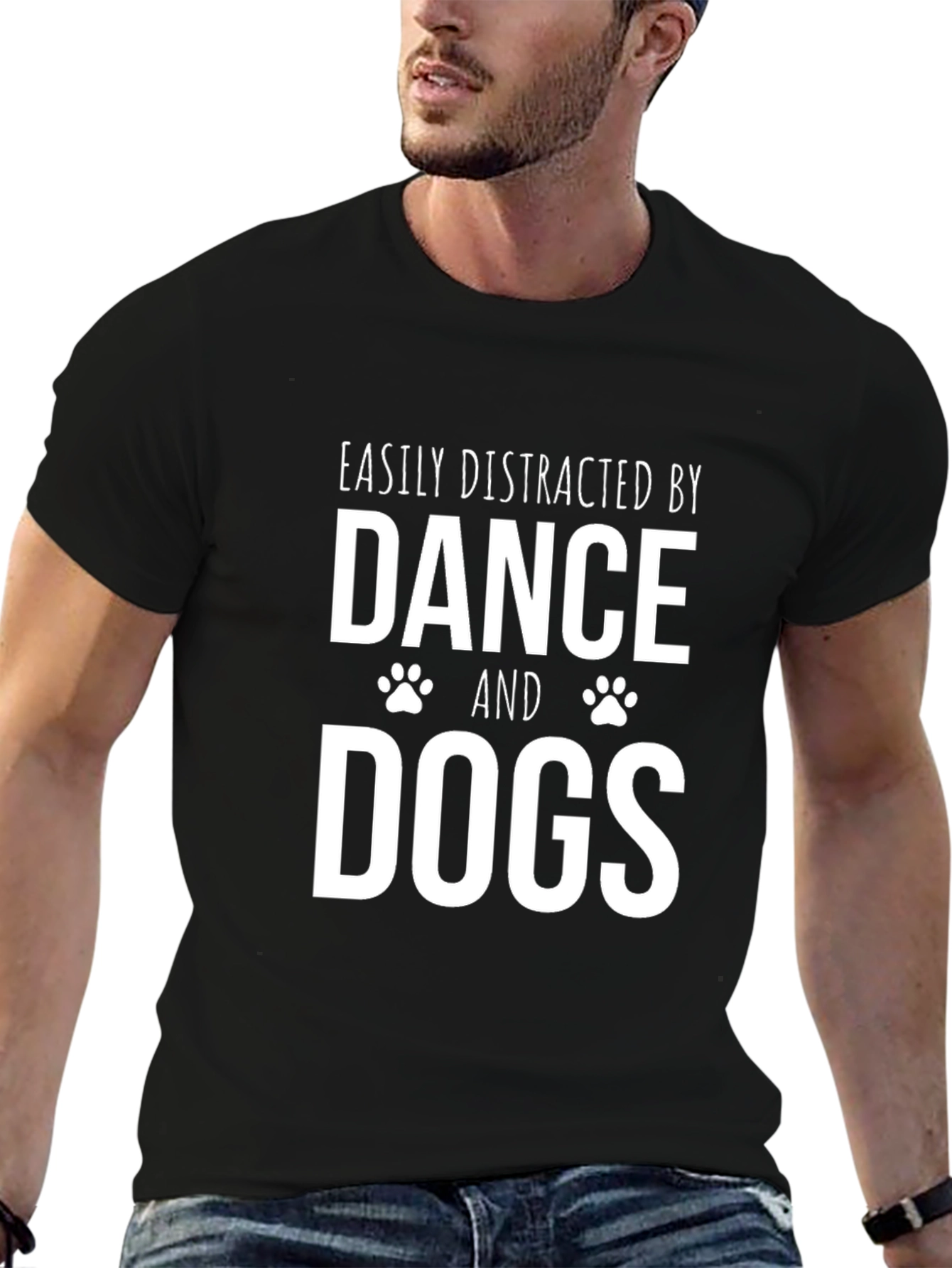 Dance & Dogs T-Shirt: Easily Distracted Graphic Tee
