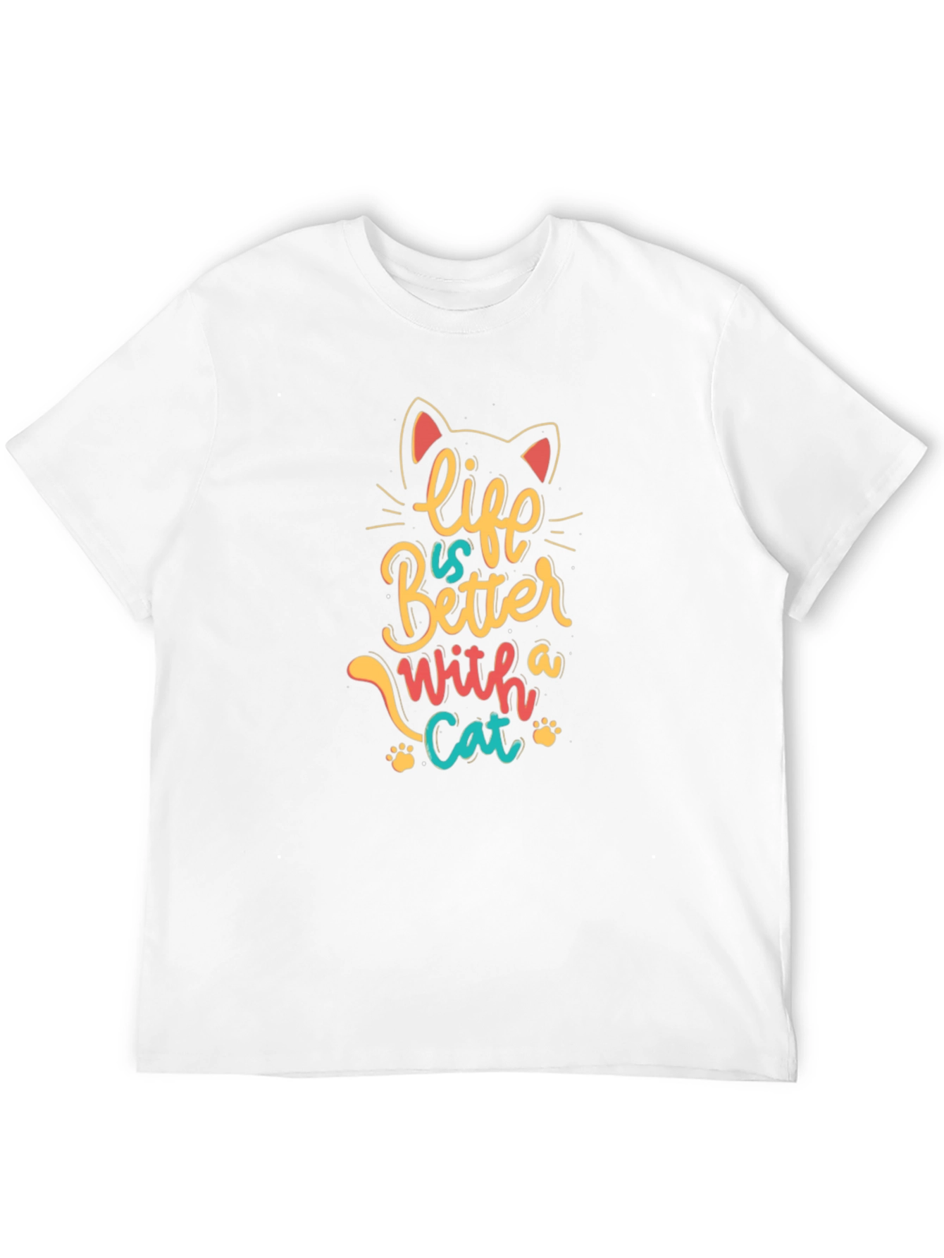 Life is Better with a Cat Graphic Tee