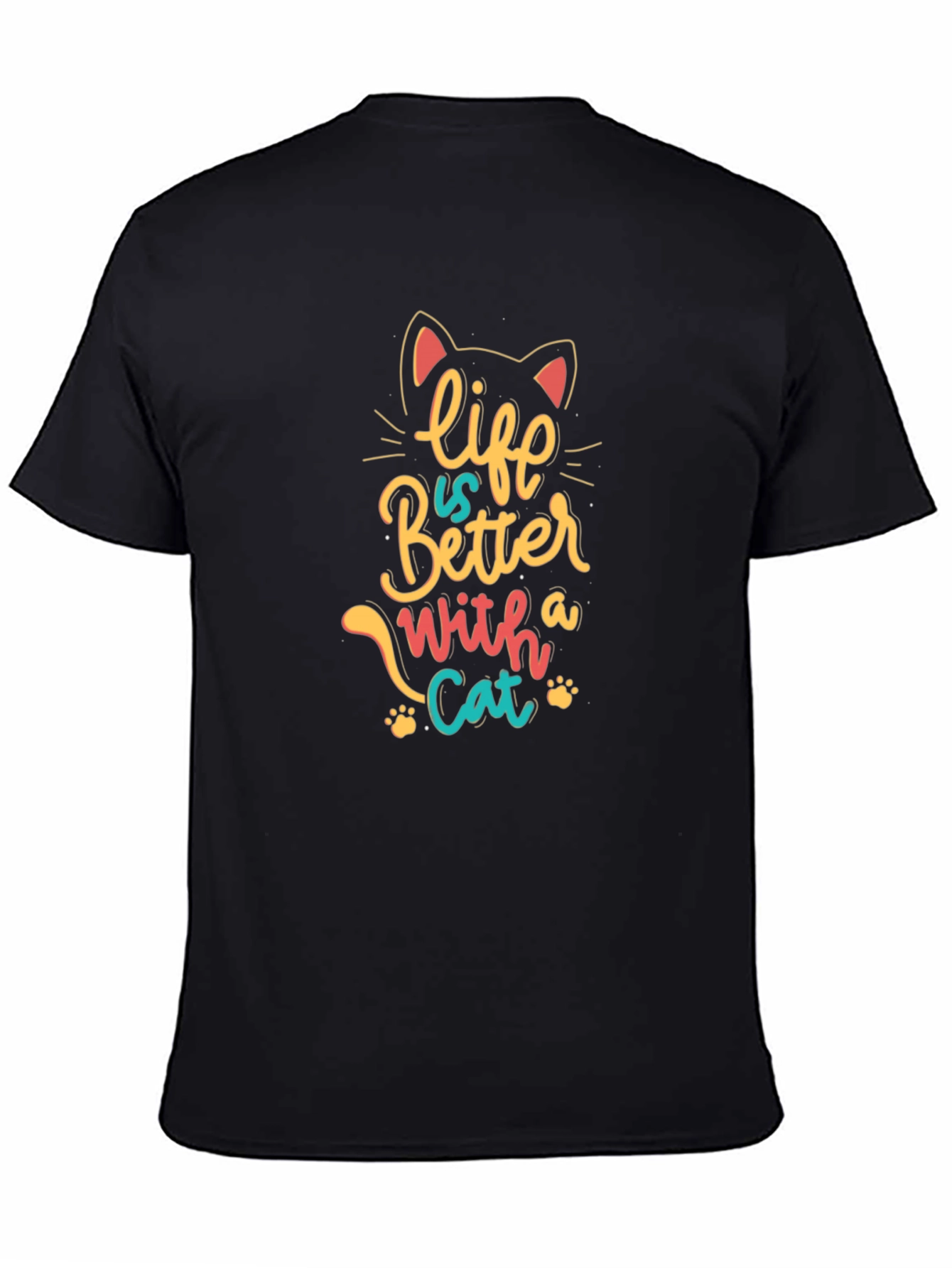 Life is Better with a Cat Graphic Tee