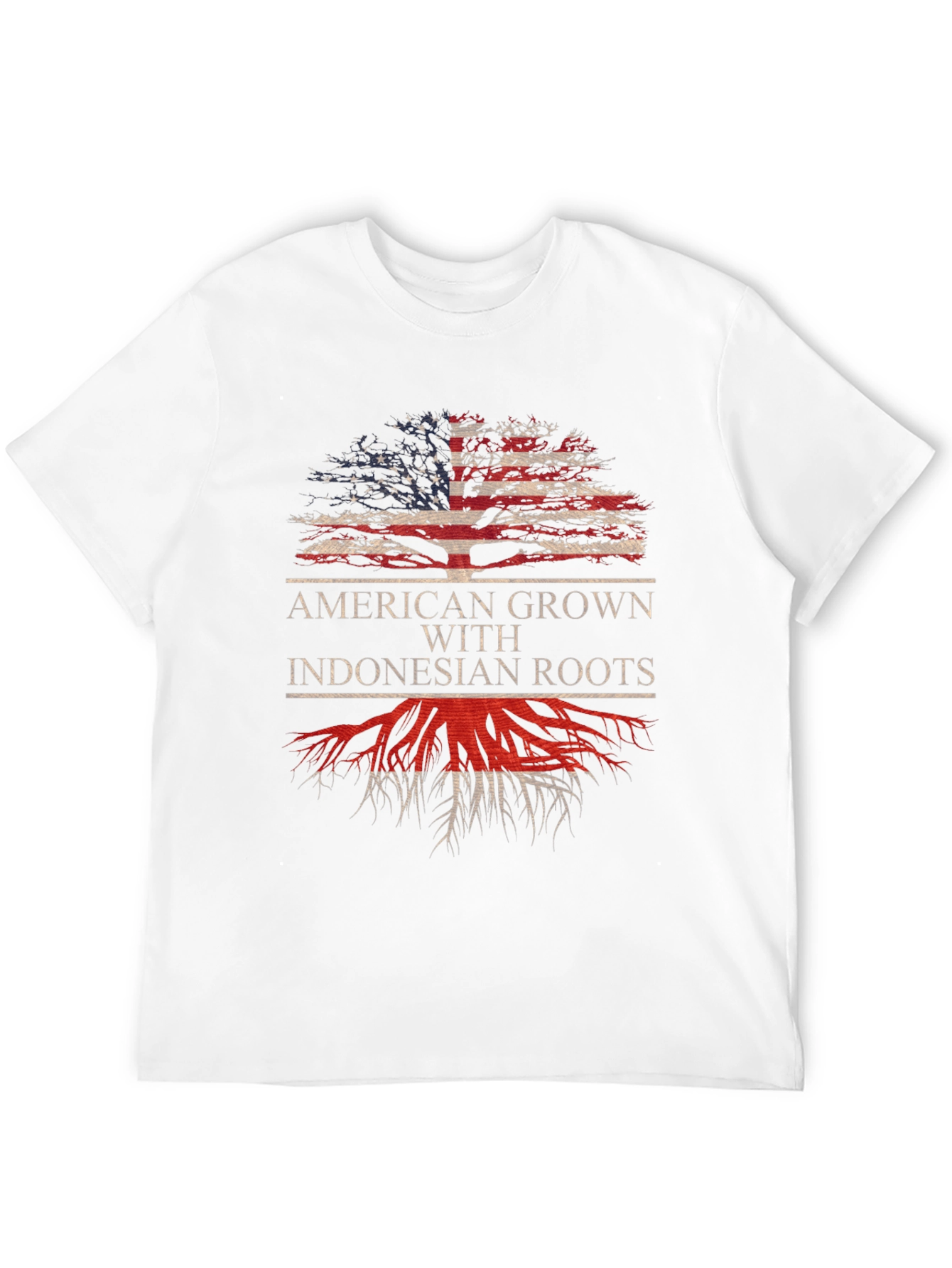 American Grown Indonesian Roots Graphic Tee