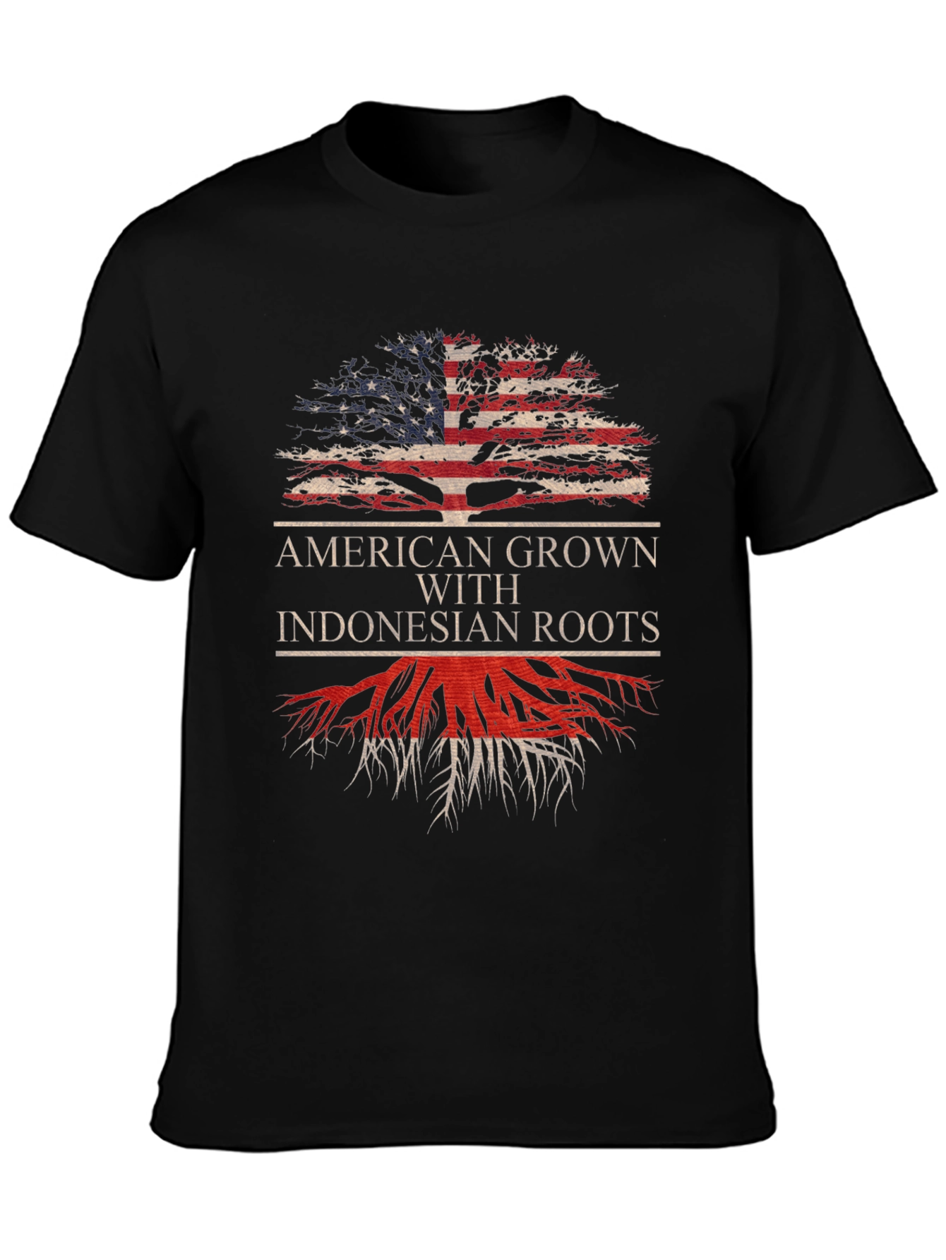 American Grown Indonesian Roots Graphic Tee