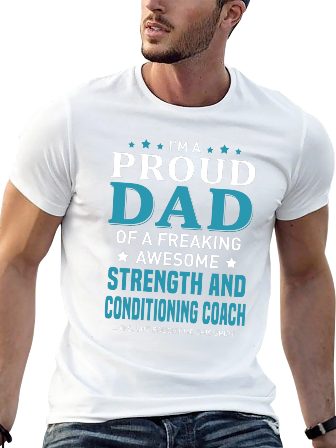 Proud Dad Strength & Conditioning Coach T-Shirt