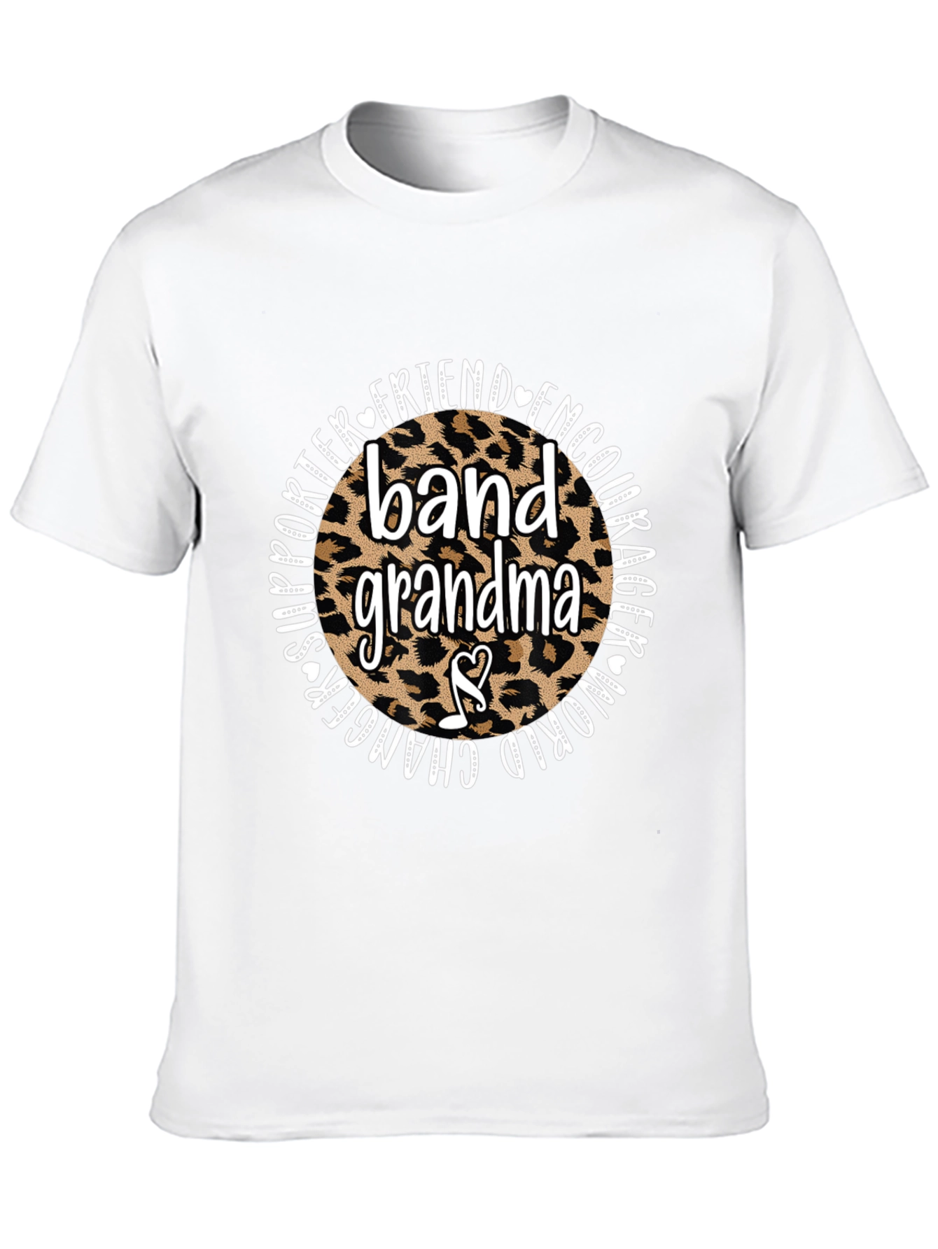 Band Grandma Leopard Print T-Shirt