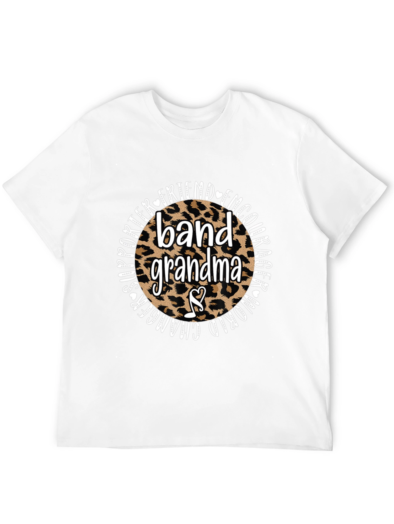 Band Grandma Leopard Print T-Shirt