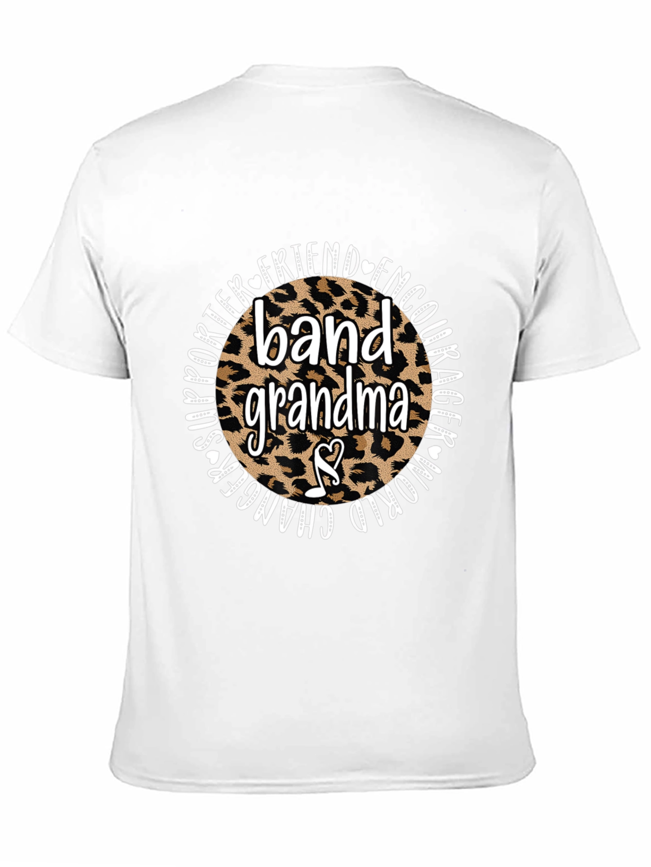 Band Grandma Leopard Print T-Shirt