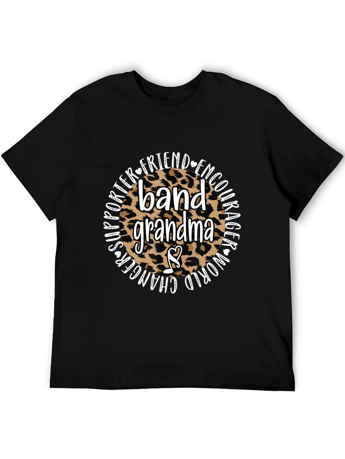 Band Grandma Leopard Print T-Shirt