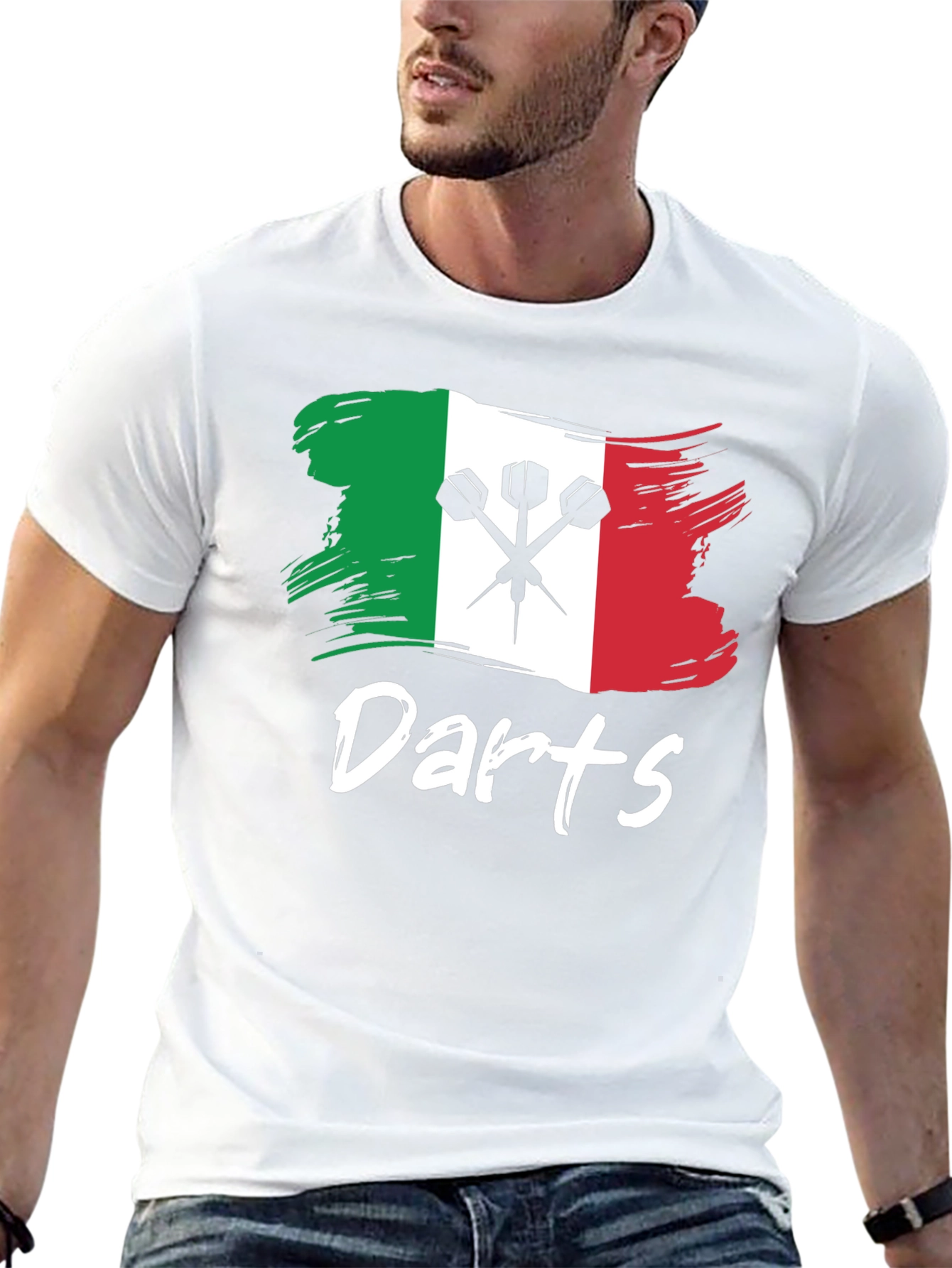 Darts Italian Flag T-Shirt