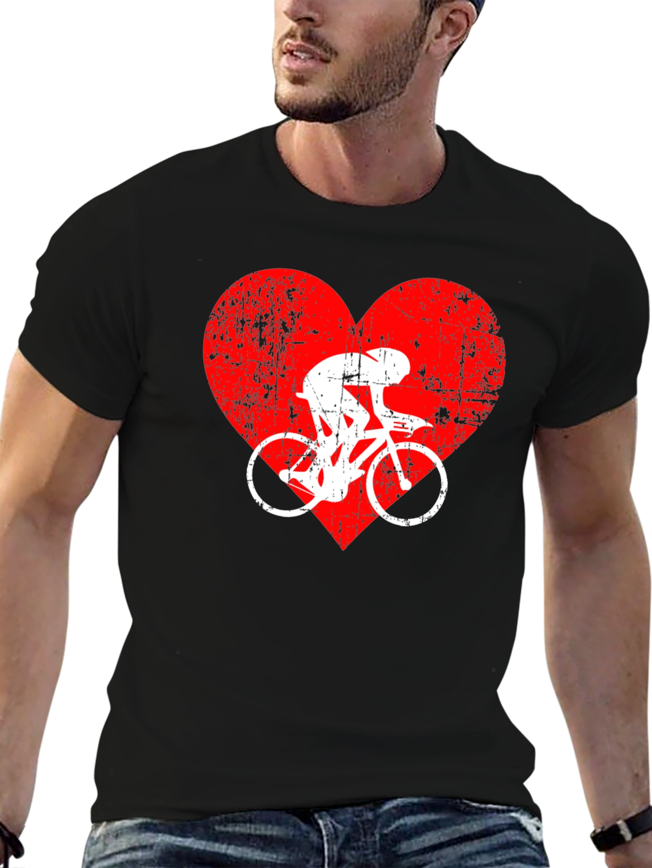 Cycling Heart T-Shirt - Love to Ride
