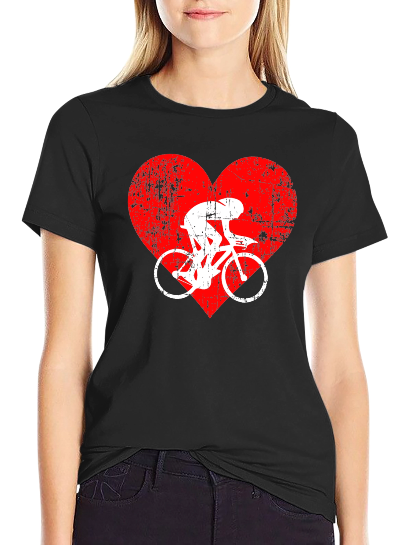 Cycling Heart T-Shirt - Love to Ride