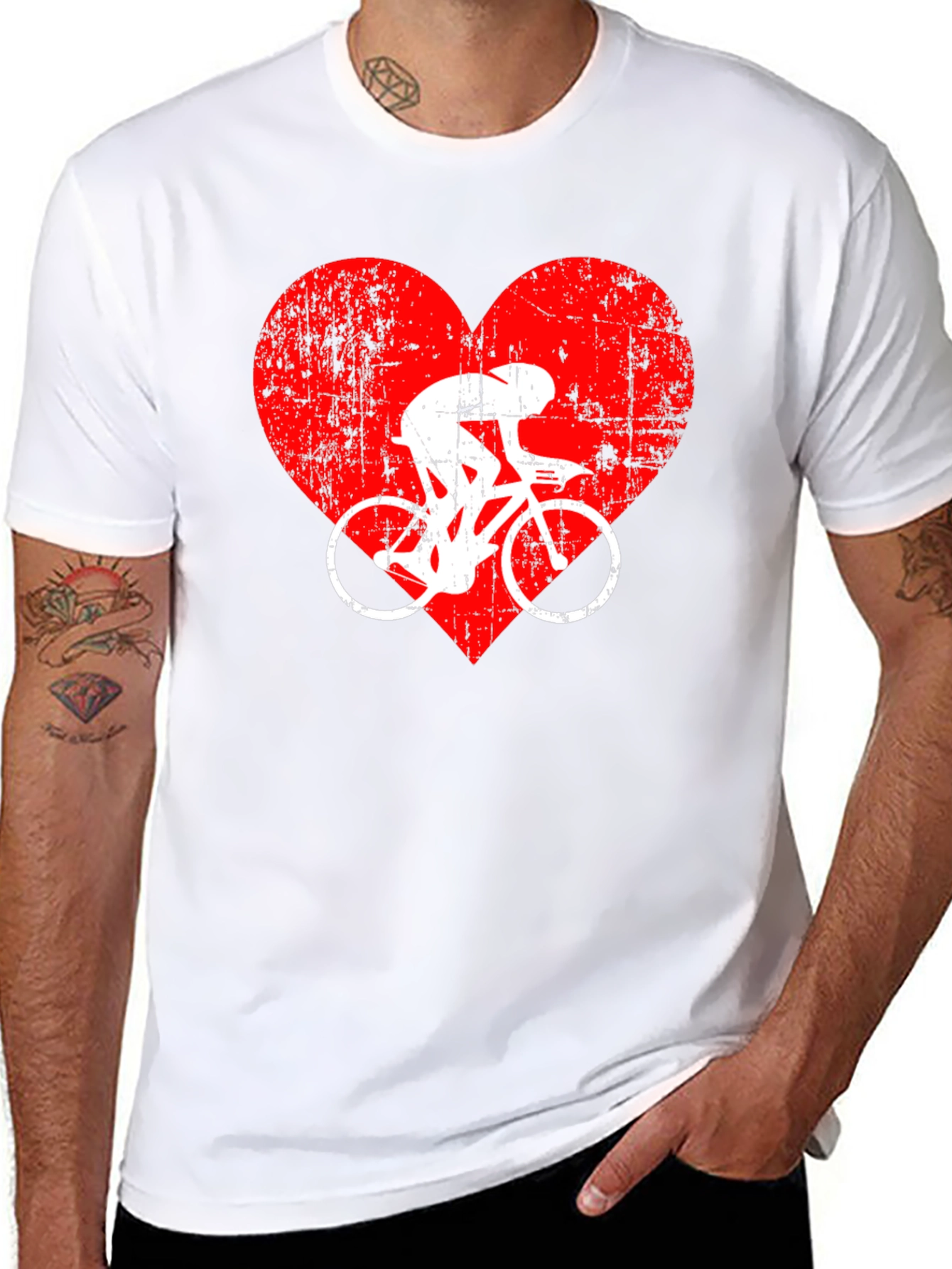Cycling Heart T-Shirt - Love to Ride