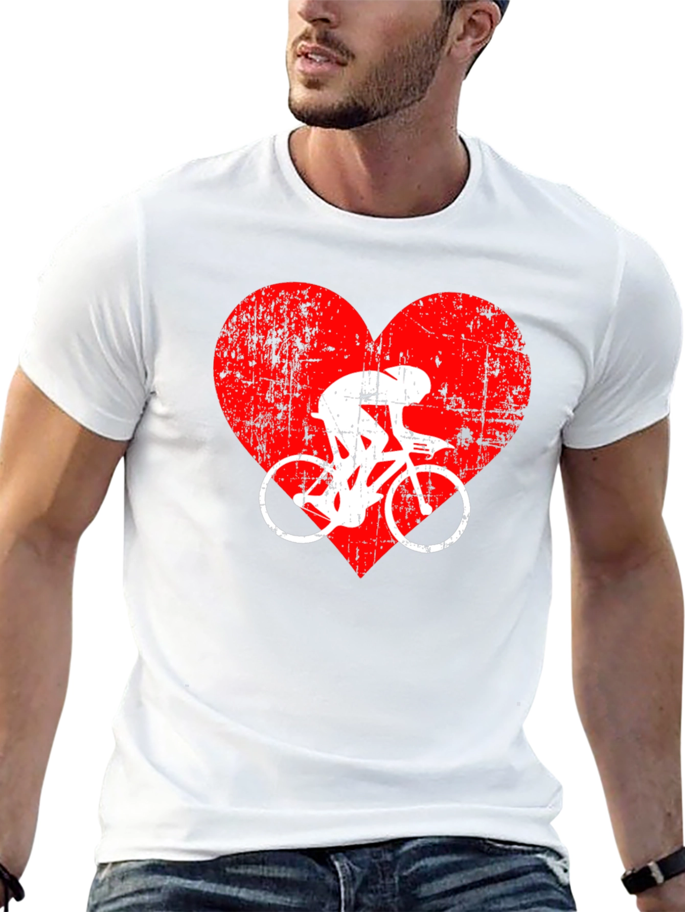 Cycling Heart T-Shirt - Love to Ride