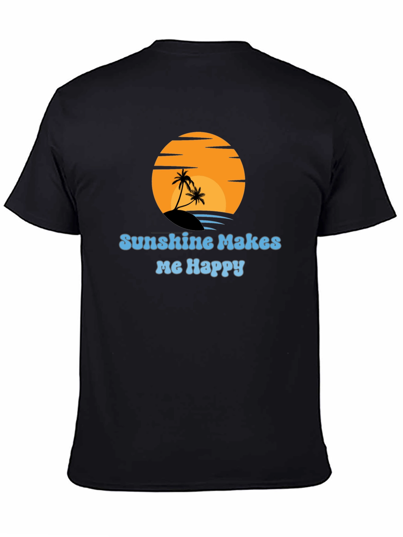 Sunshine Makes Me Happy Graphic T-Shirt