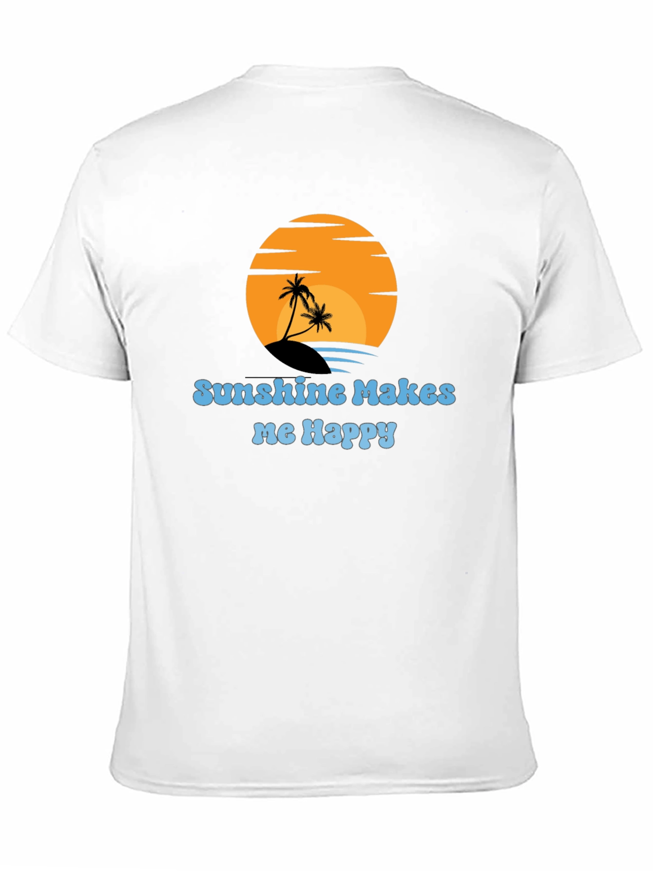 Sunshine Makes Me Happy Graphic T-Shirt