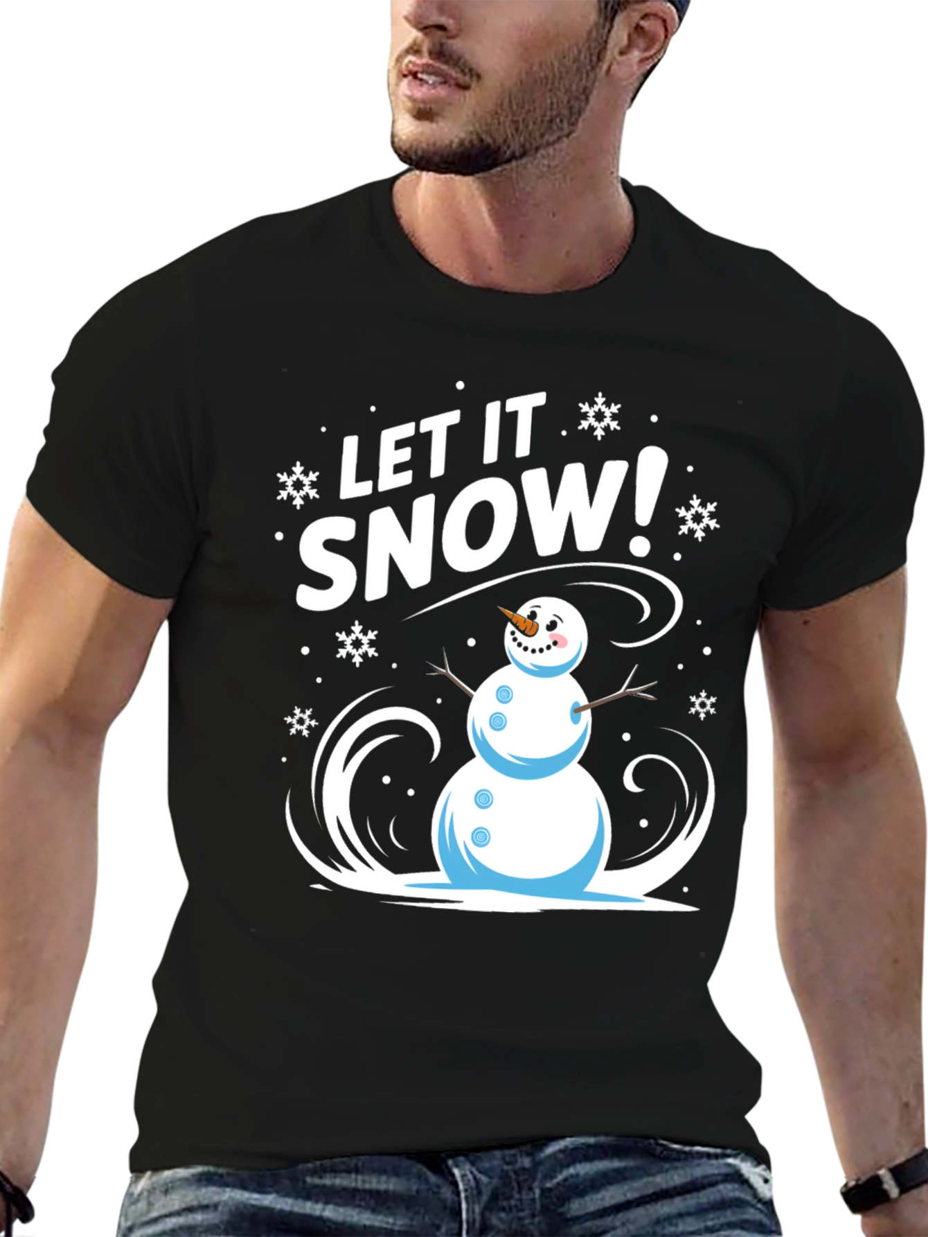 Let It Snow! Graphic Tee - Holiday Fun