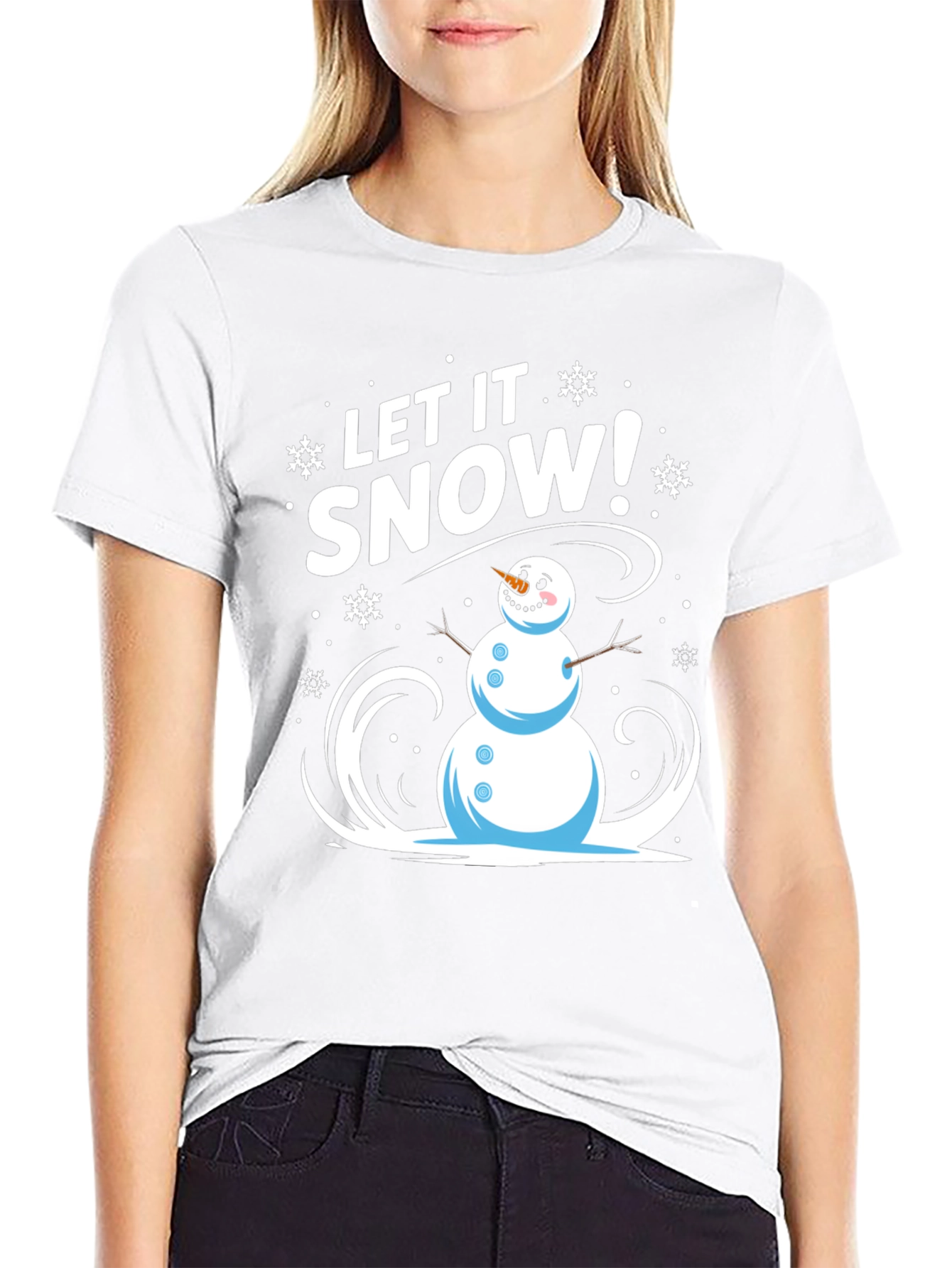 Let It Snow! Graphic Tee - Holiday Fun