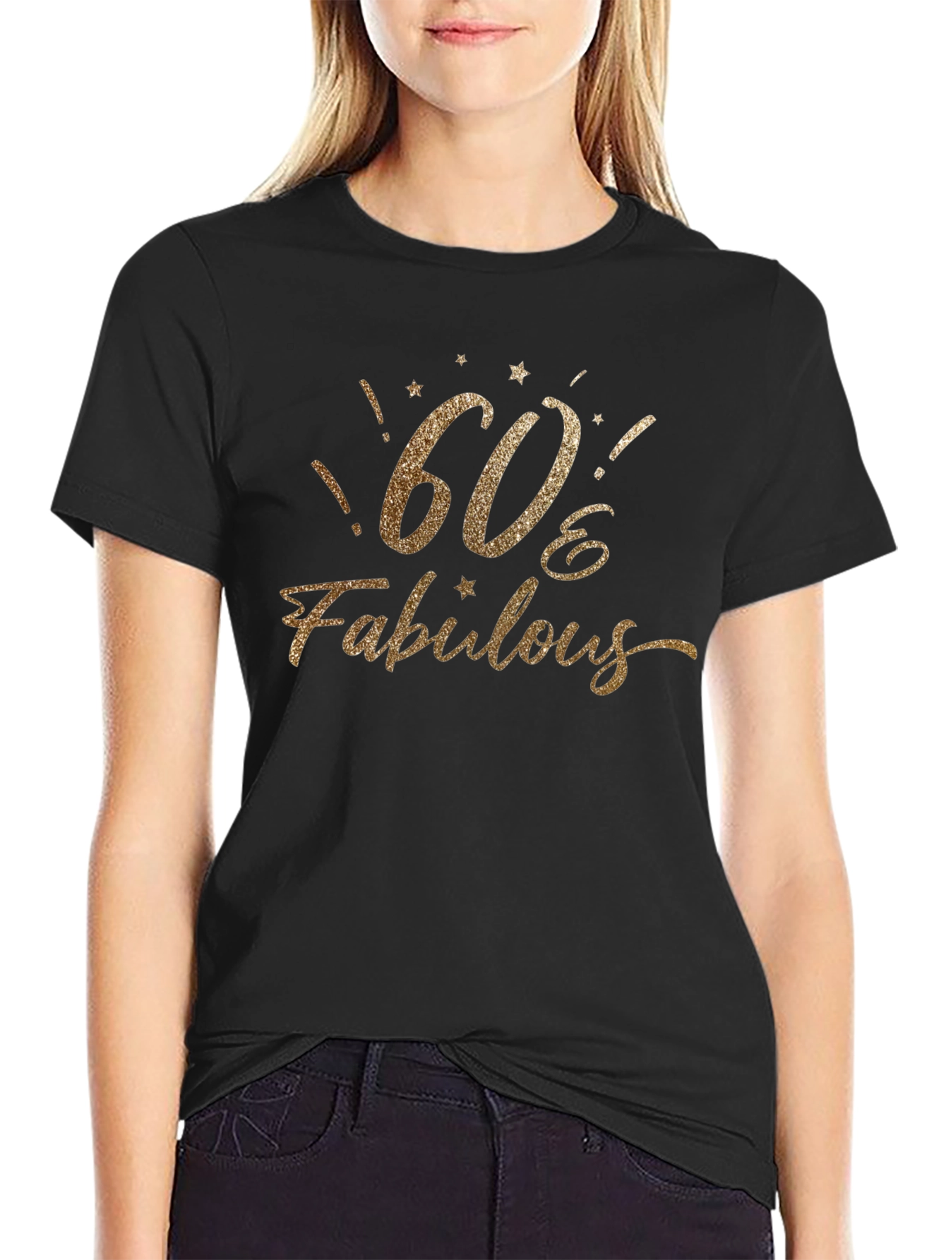 60 & Fabulous T-Shirt - Birthday Party Apparel