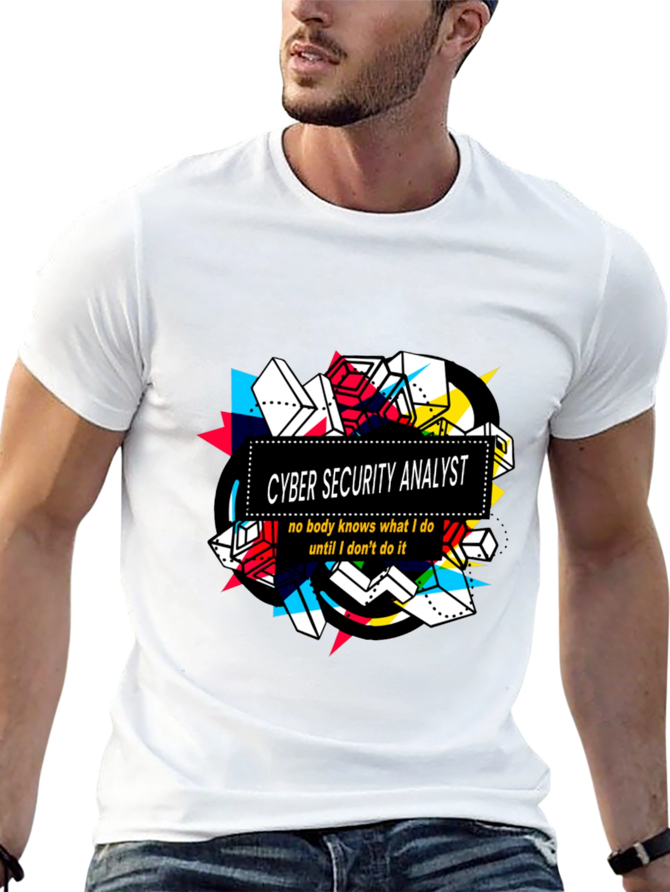 Cyber Security Analyst Graphic T-Shirt