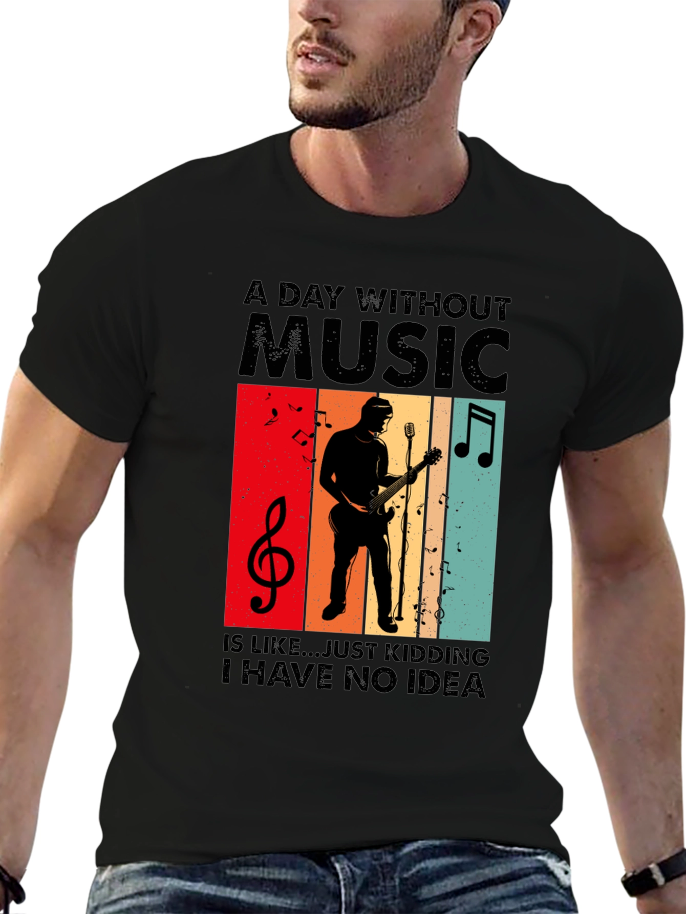 A Day Without Music T-Shirt - Musician Tee