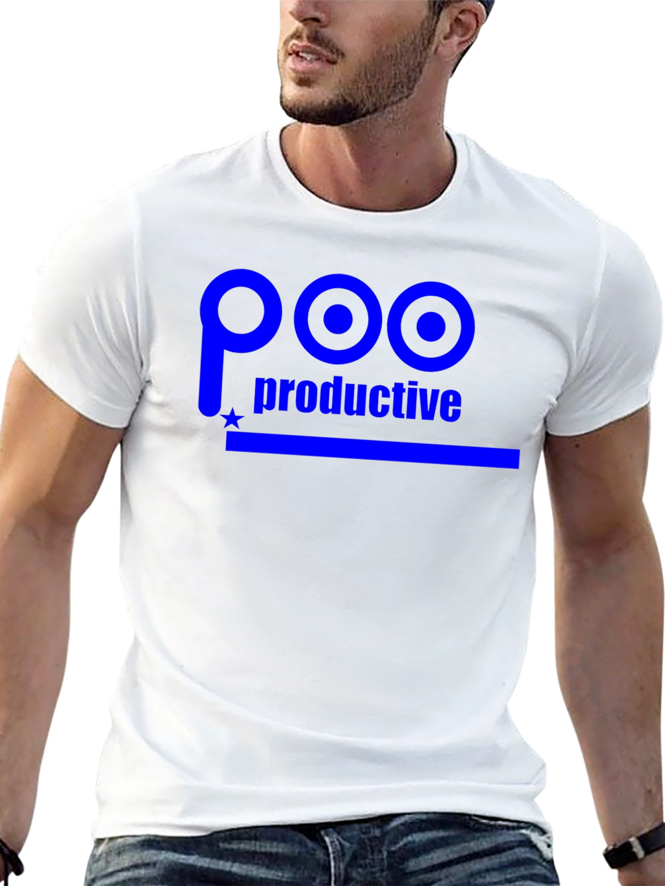 Poo Productive Graphic T-Shirt - Black Cotton Tee