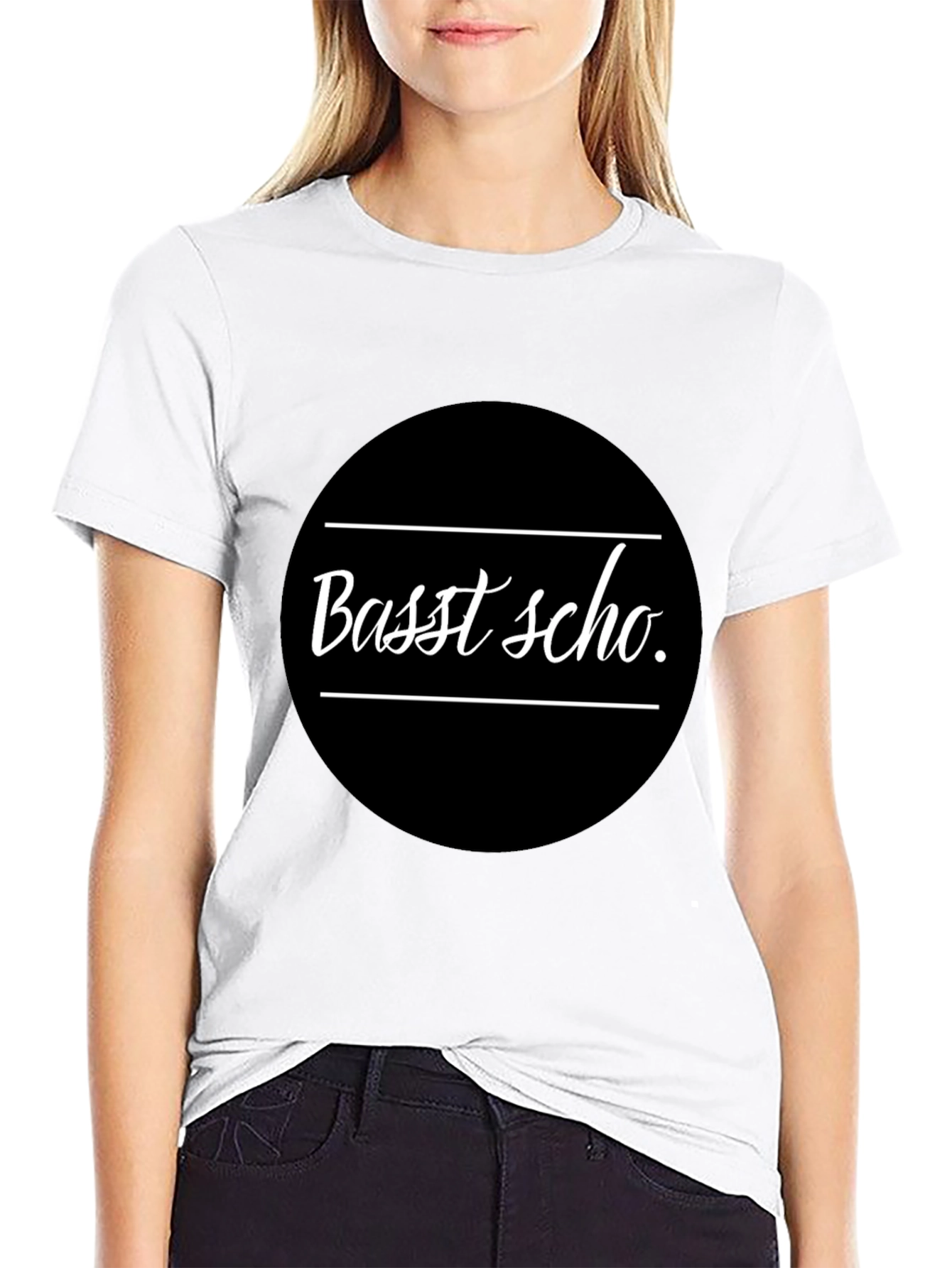 Basst Scho T-Shirt - Black Graphic Tee