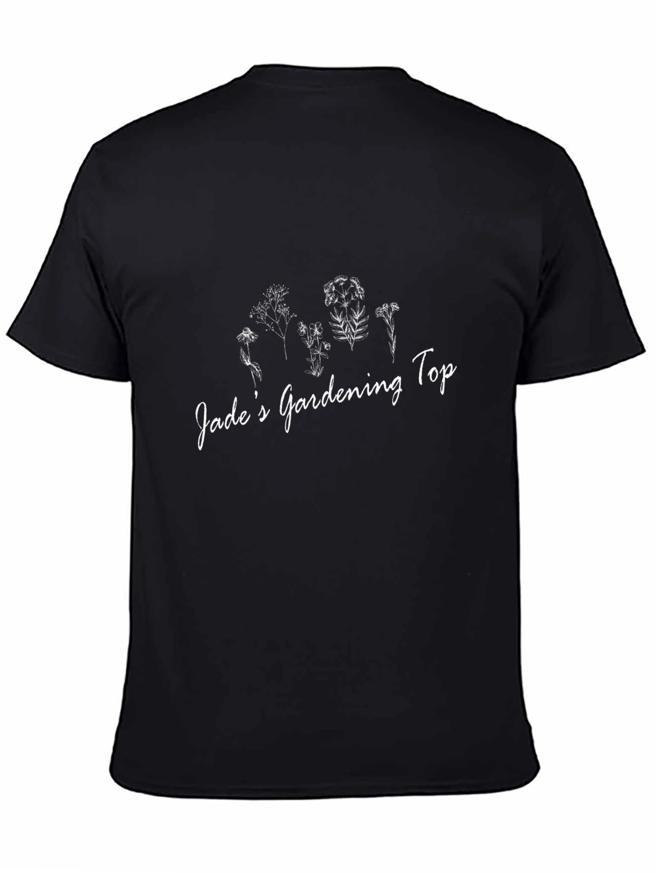 Jades Gardening Top - Black T-Shirt