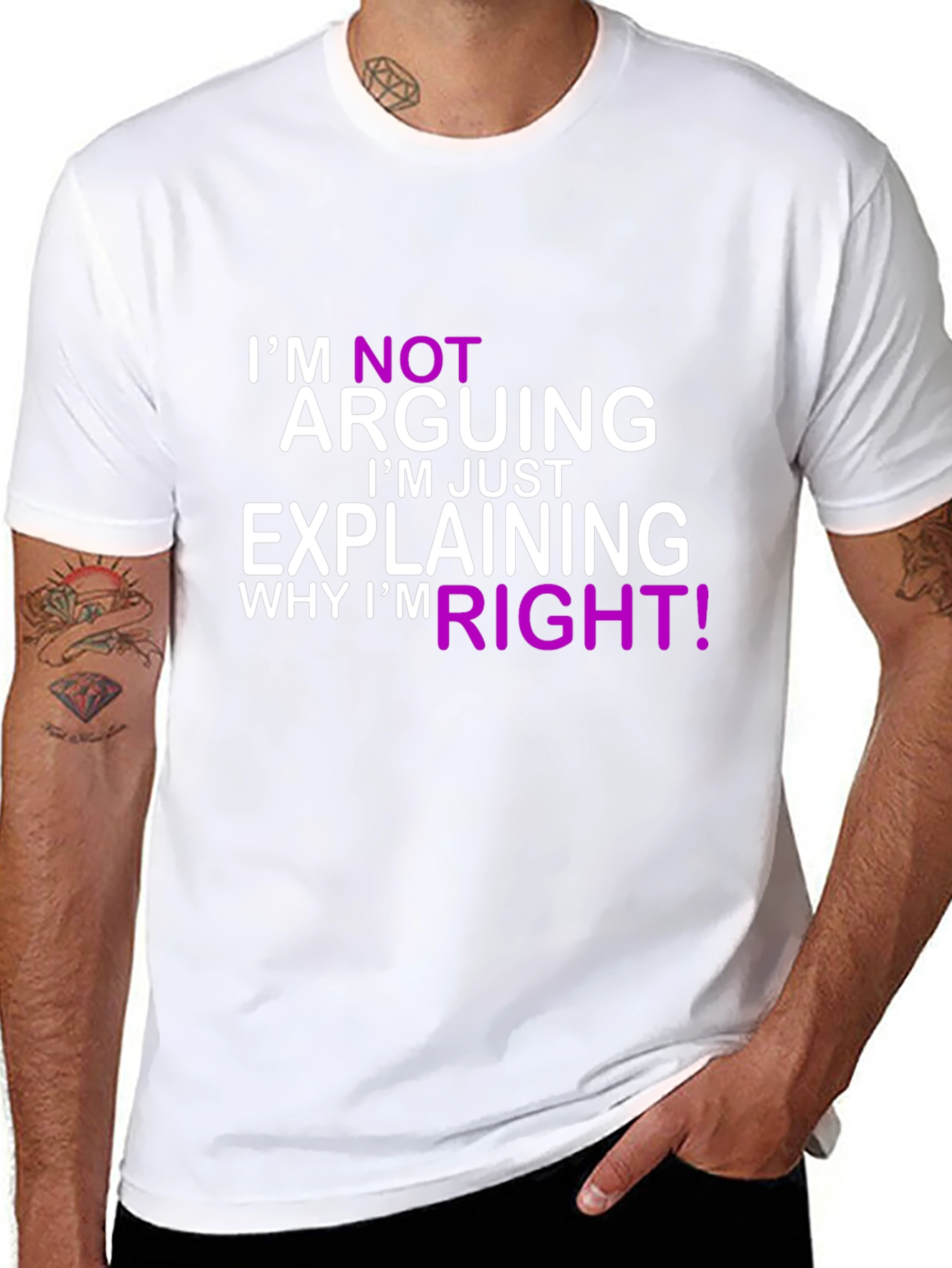 Im Not Arguing T-Shirt Funny Sarcastic Tee
